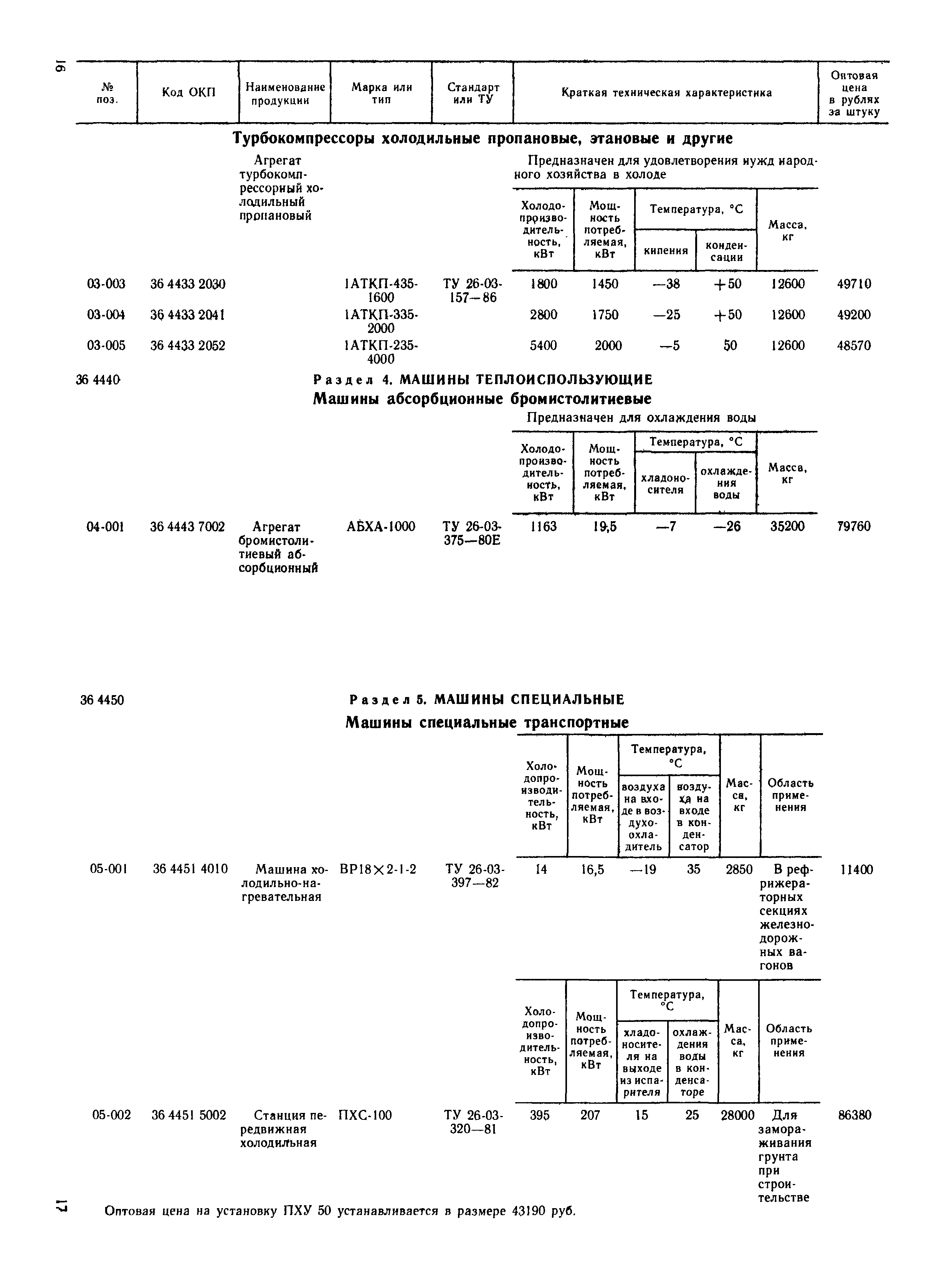 Прейскурант 23-02