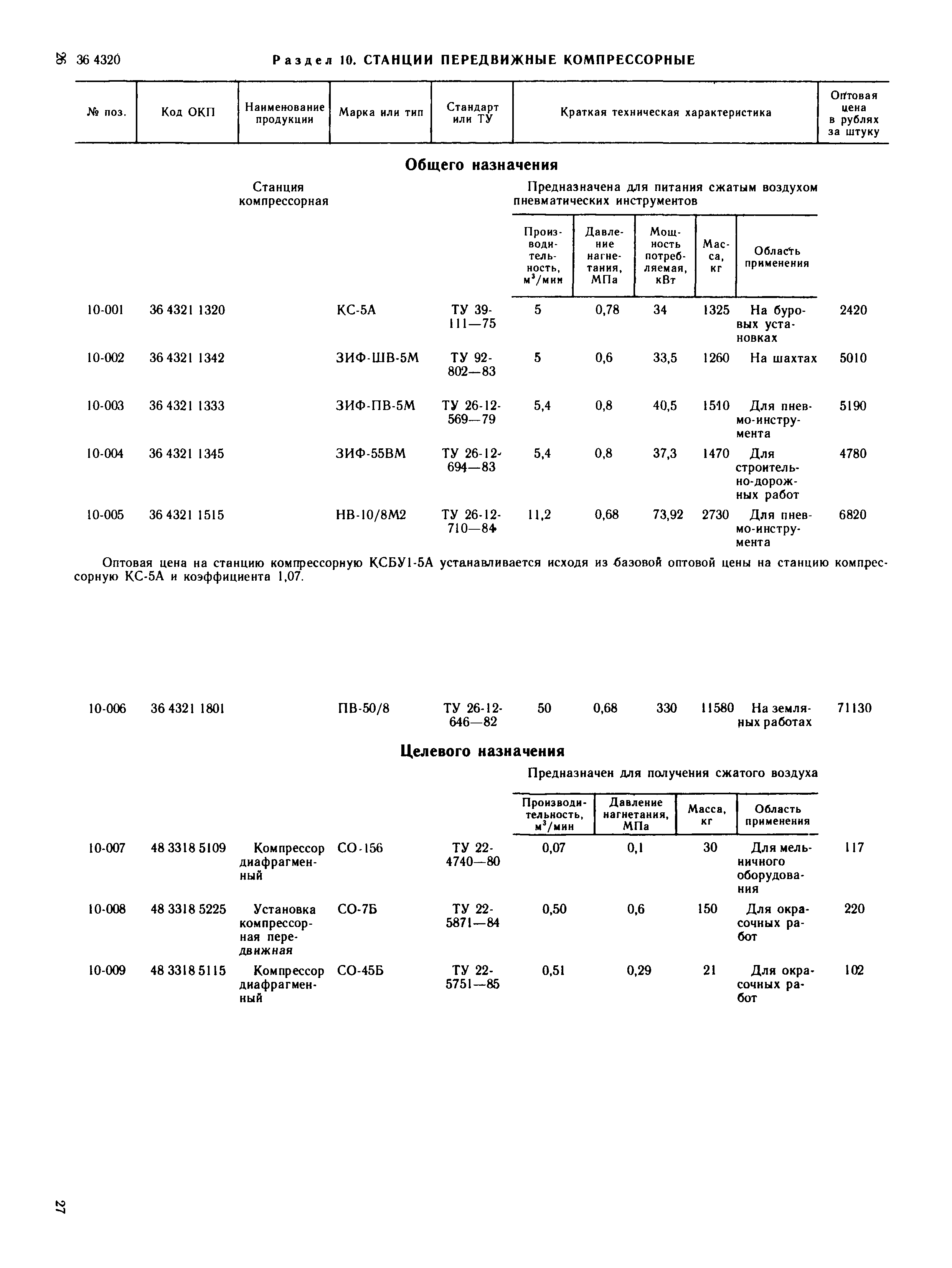 Прейскурант 23-02