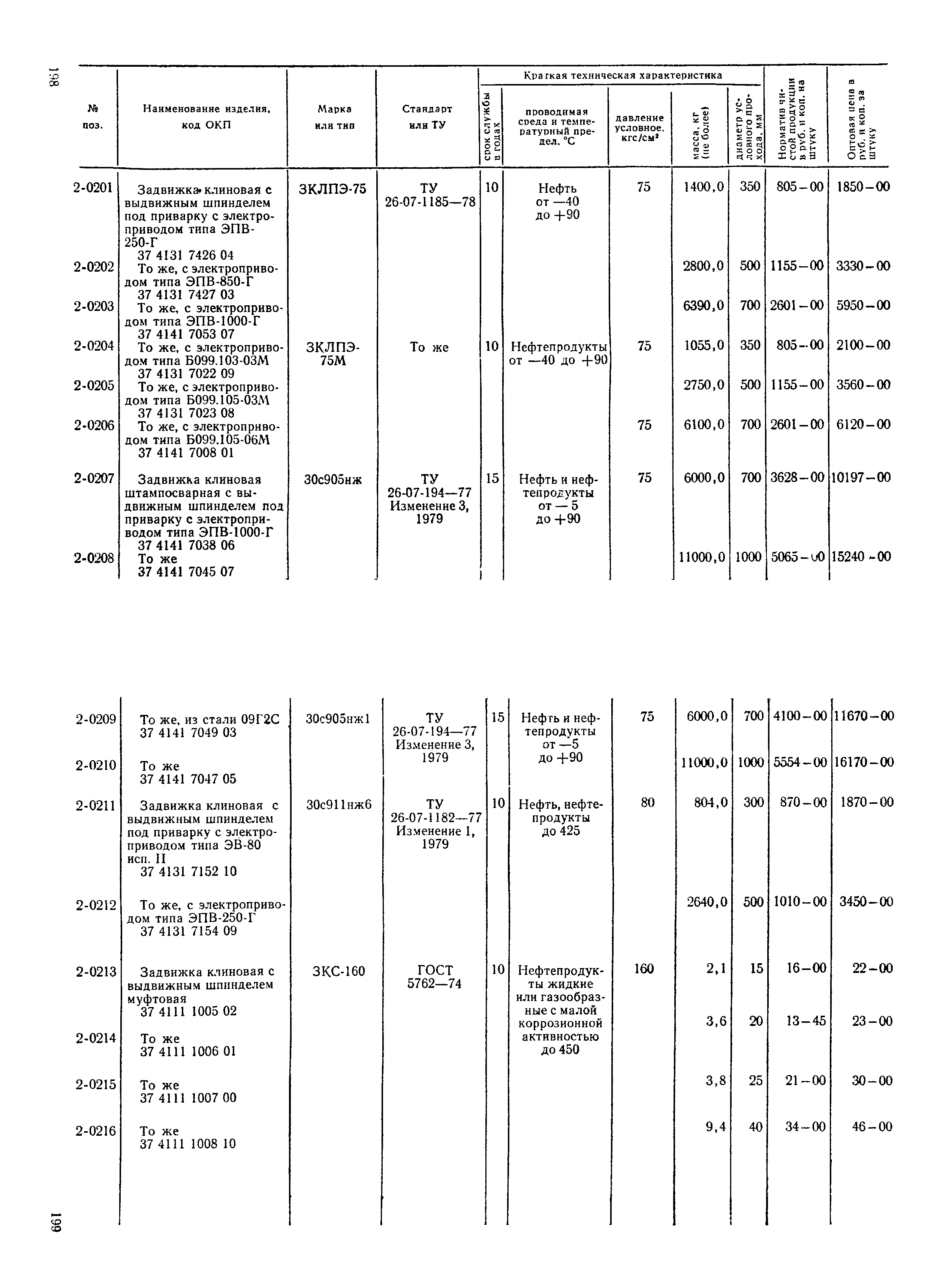 Прейскурант 23-07