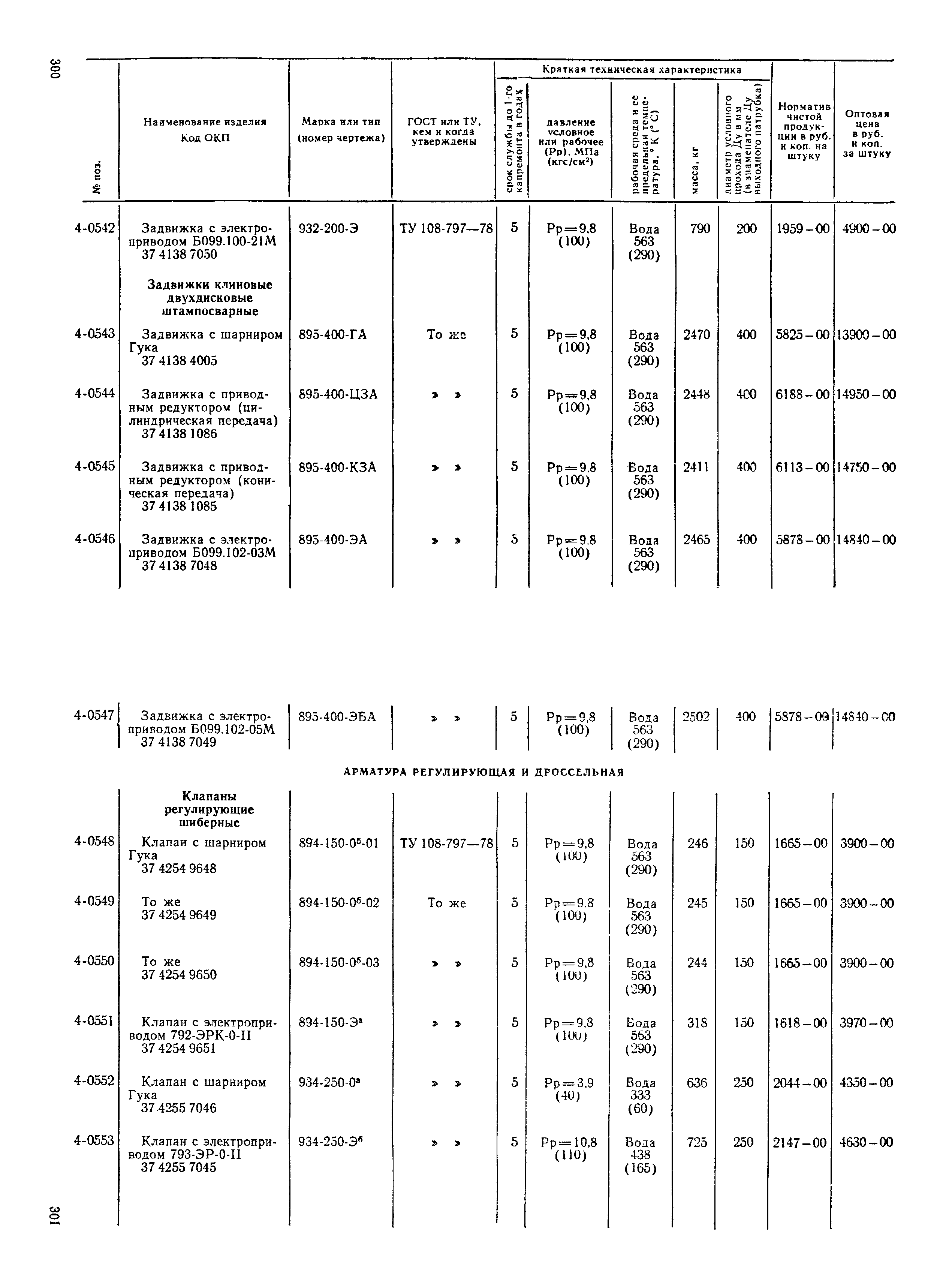 Прейскурант 23-07