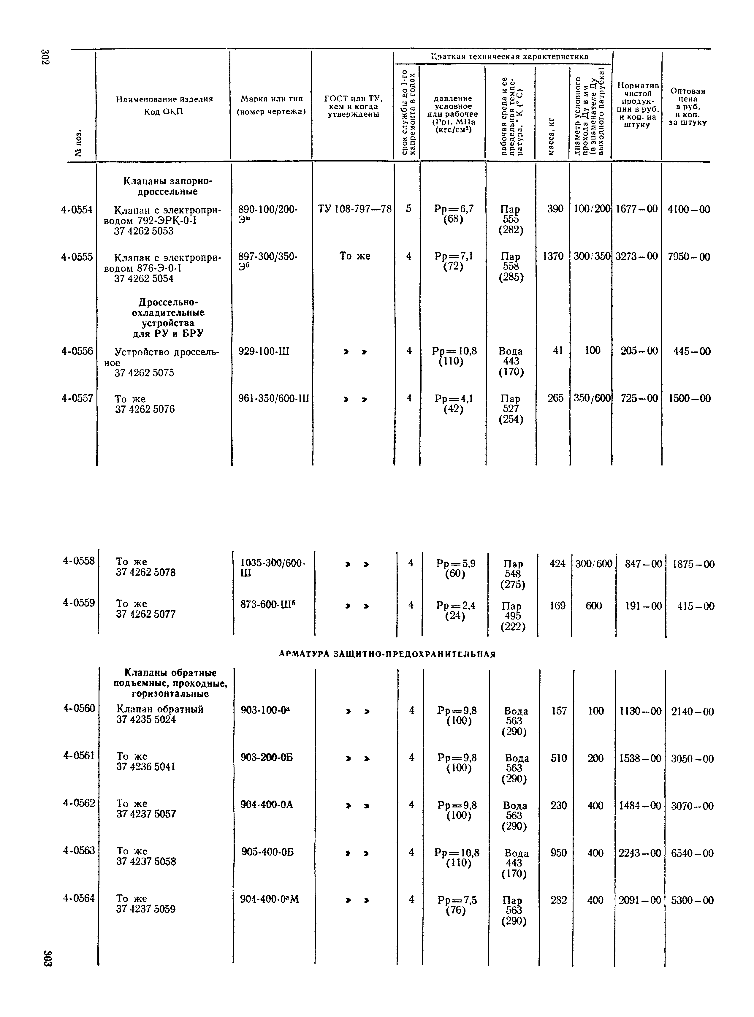 Прейскурант 23-07