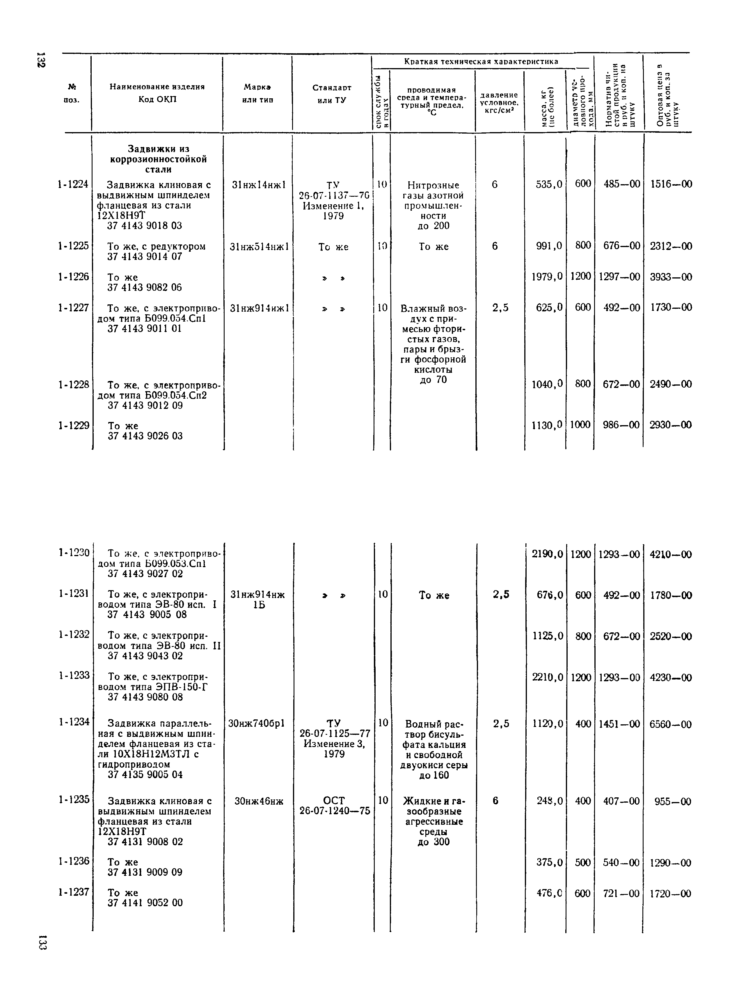 Прейскурант 23-07