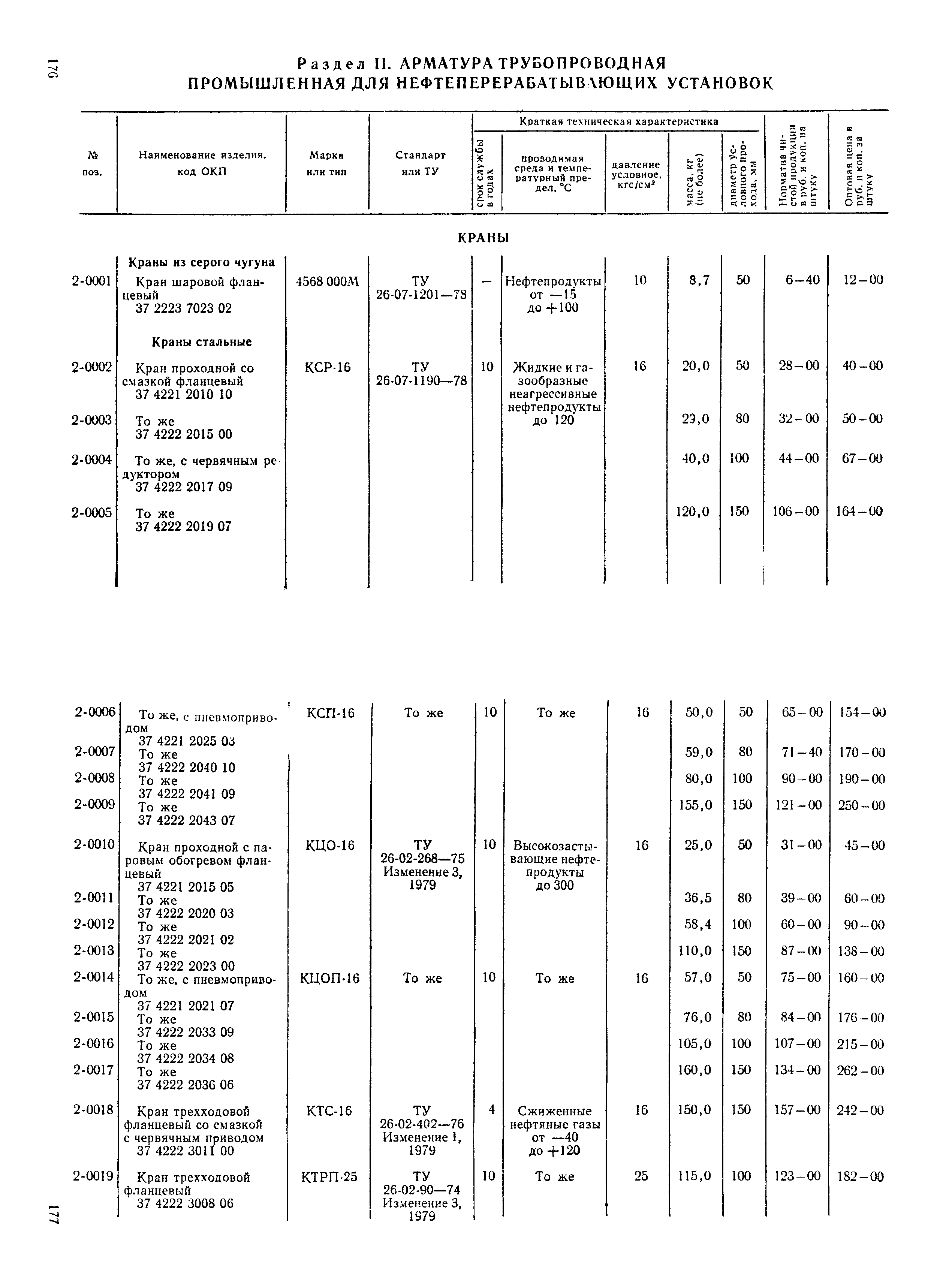 Прейскурант 23-07