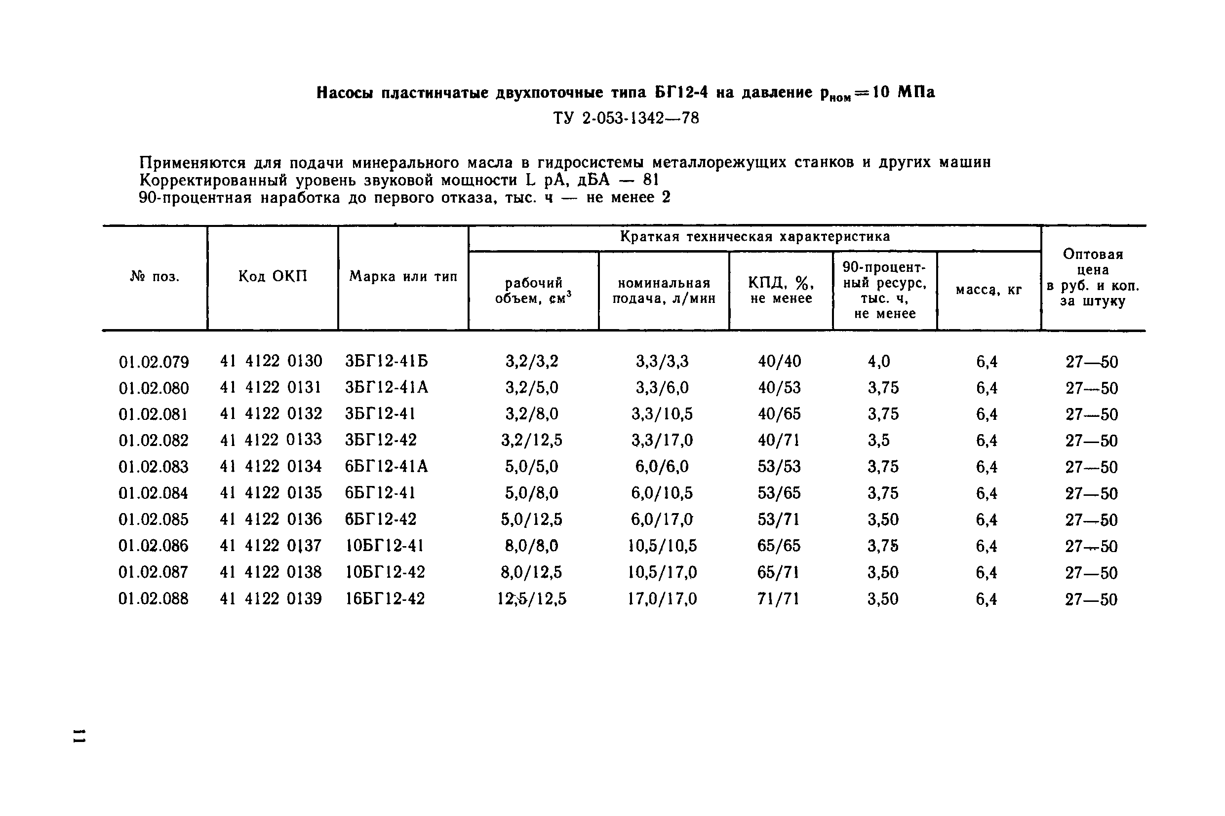 Прейскурант 18-08-38