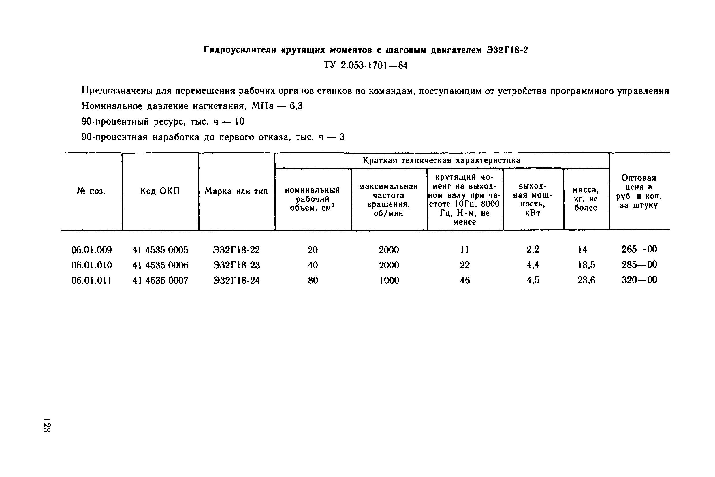 Прейскурант 18-08-38