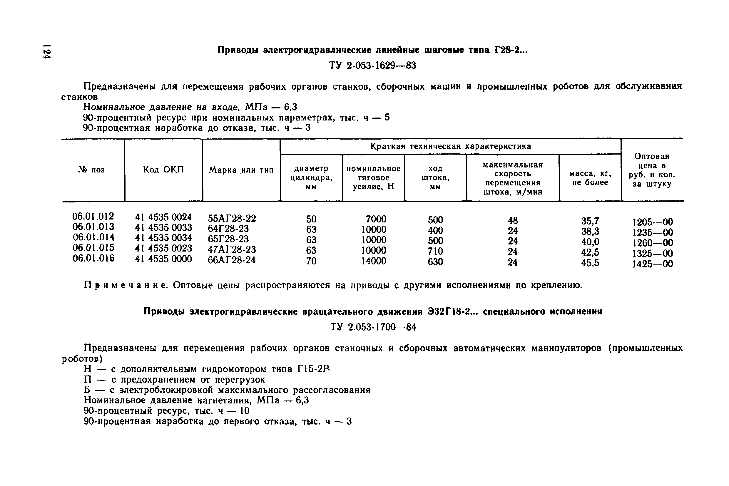 Прейскурант 18-08-38