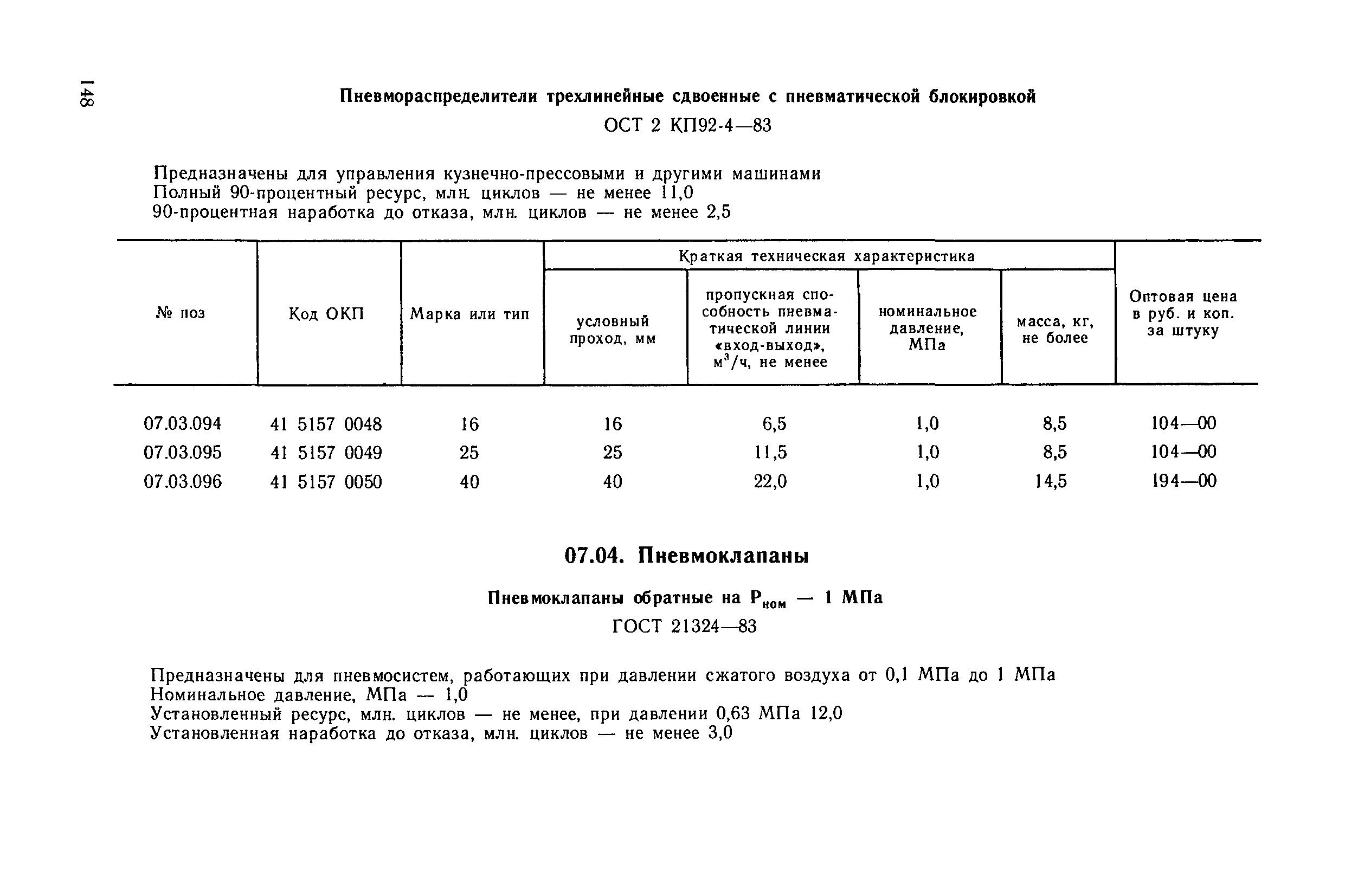 Прейскурант 18-08-38