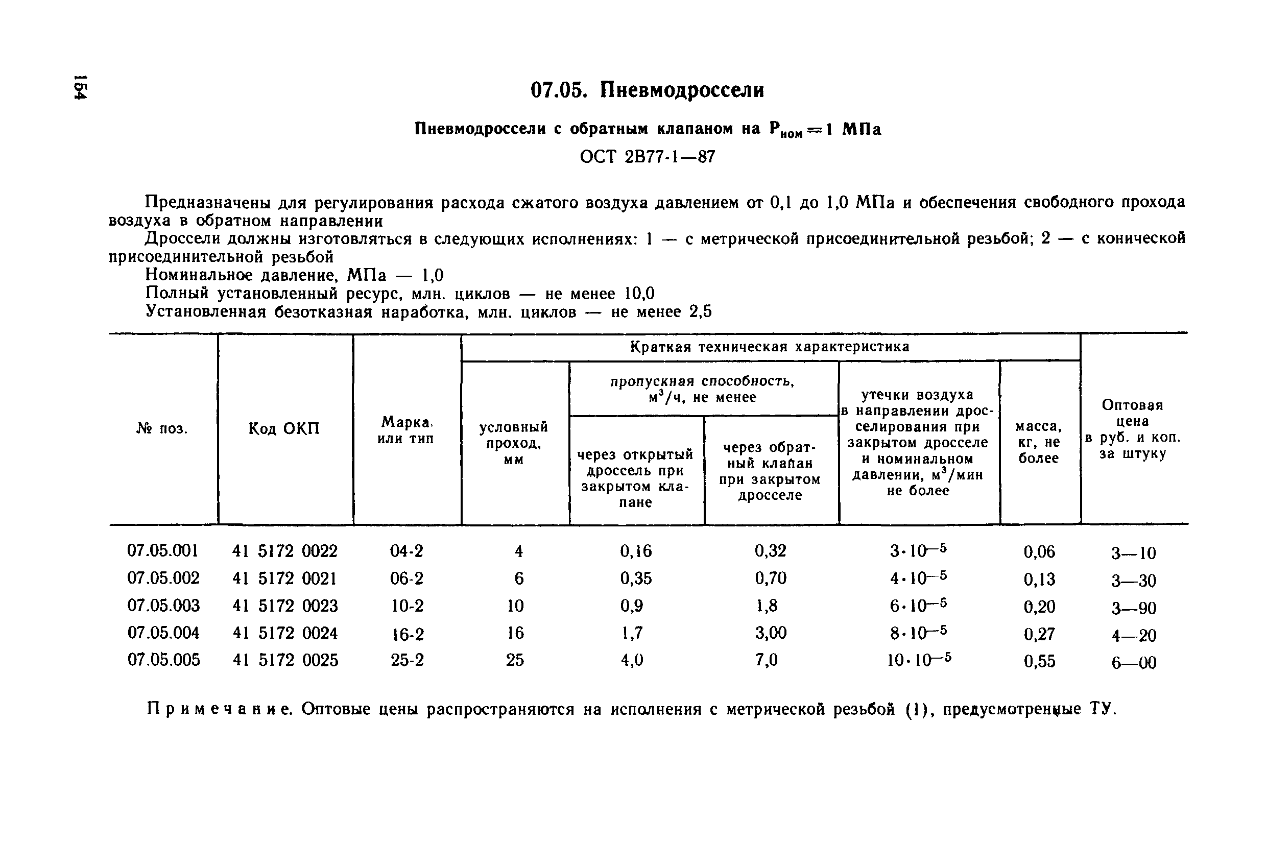 Прейскурант 18-08-38