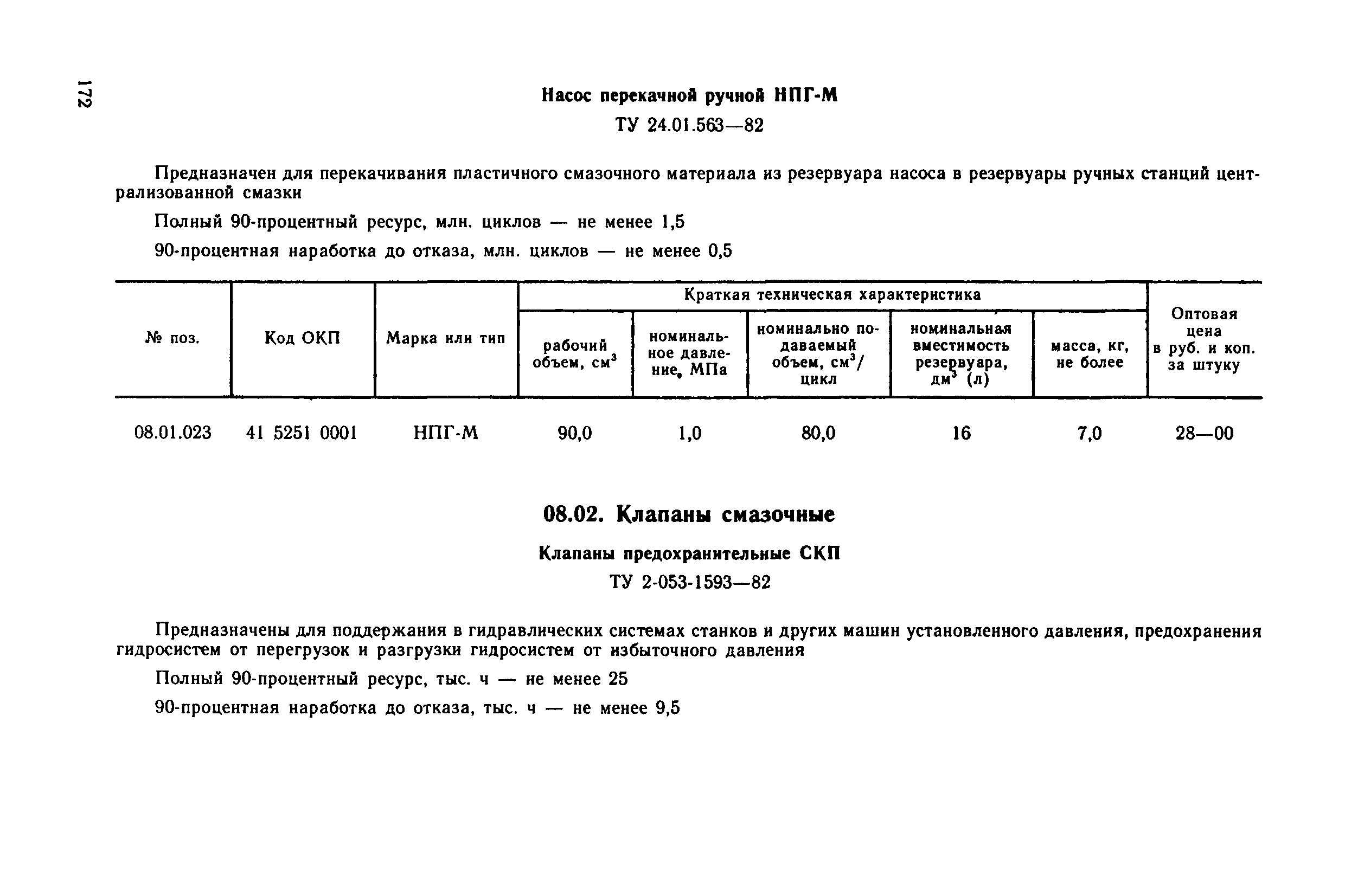 Прейскурант 18-08-38