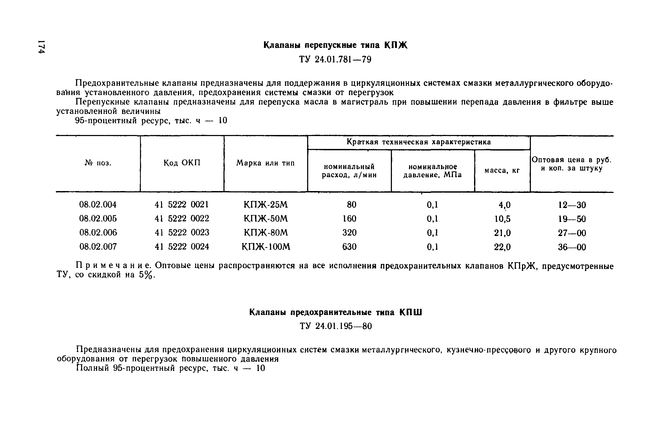 Прейскурант 18-08-38