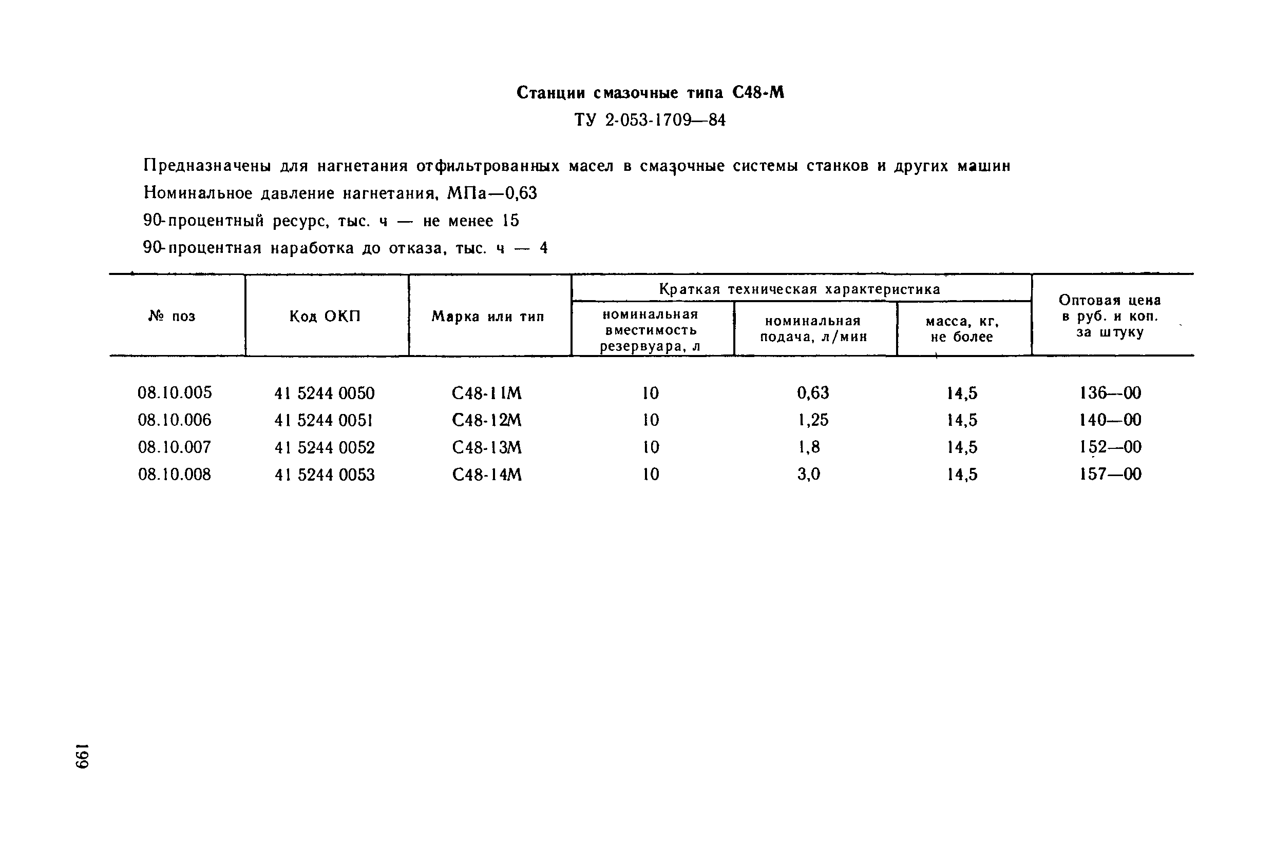 Прейскурант 18-08-38