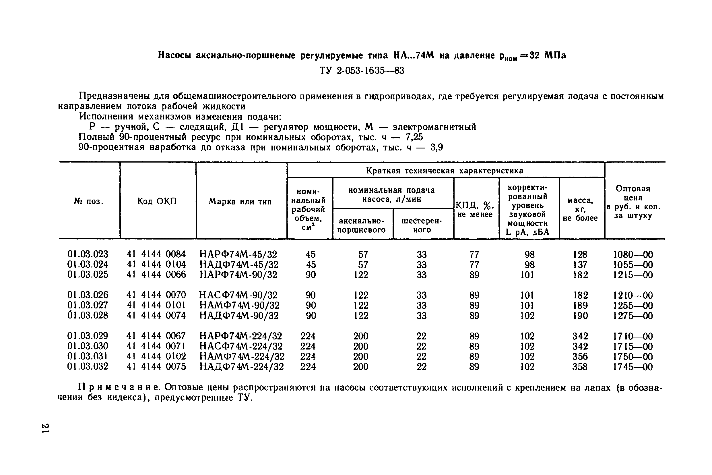 Прейскурант 18-08-38