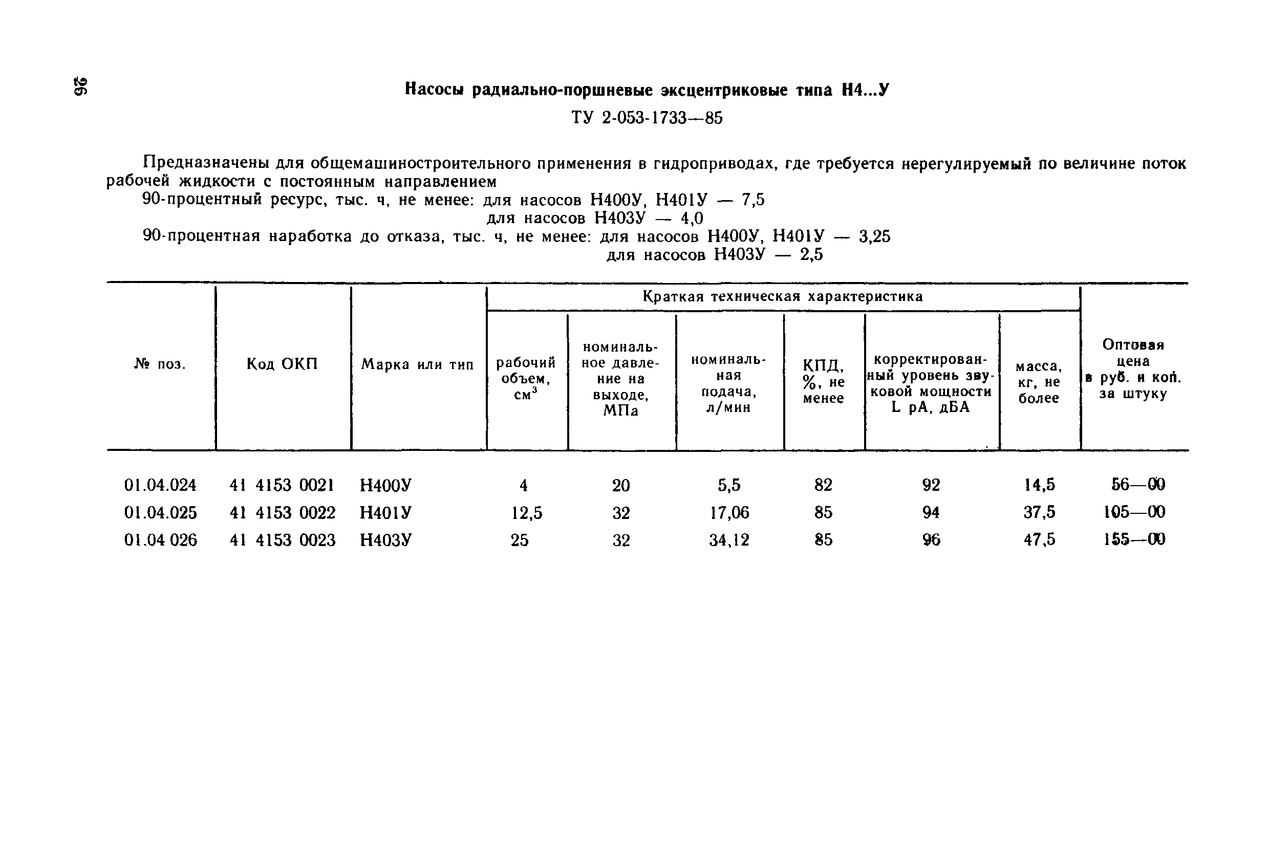 Прейскурант 18-08-38