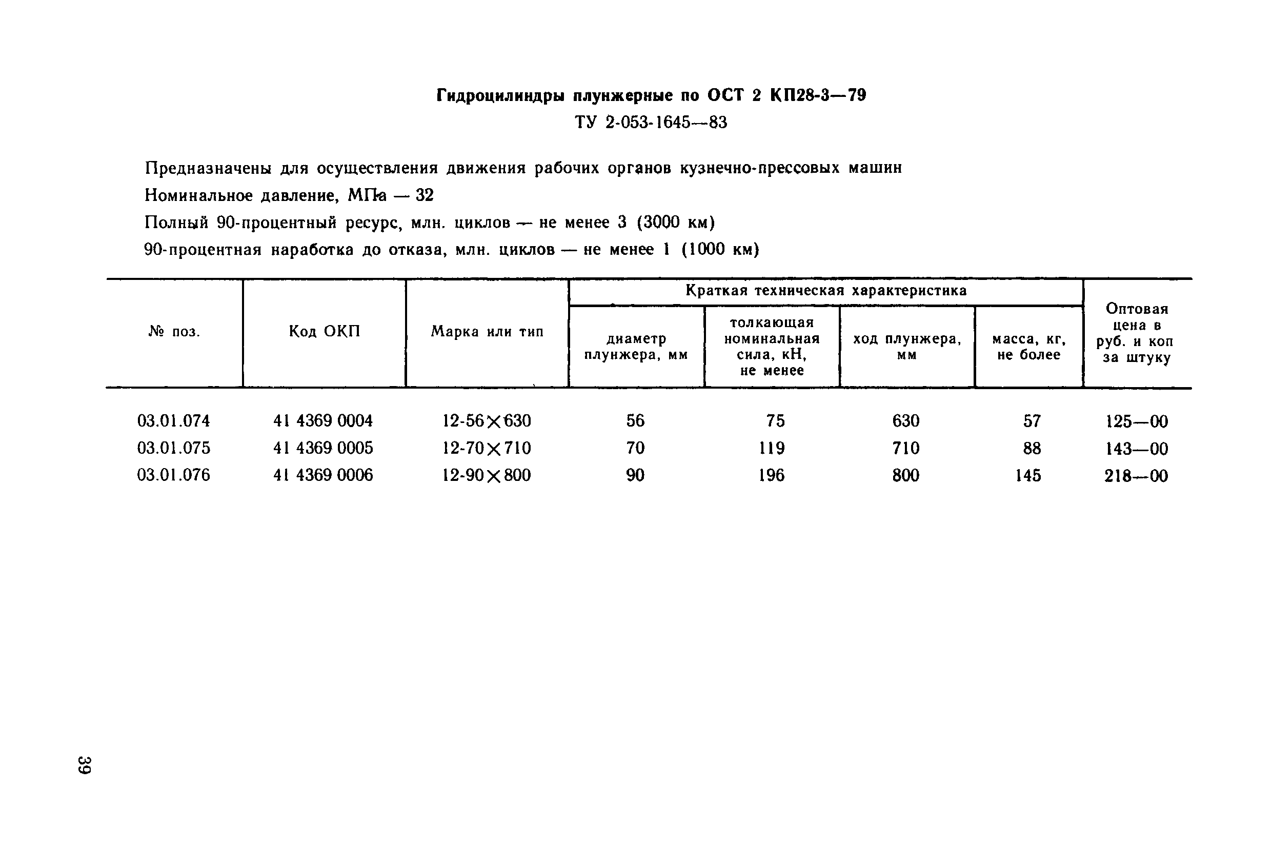 Прейскурант 18-08-38