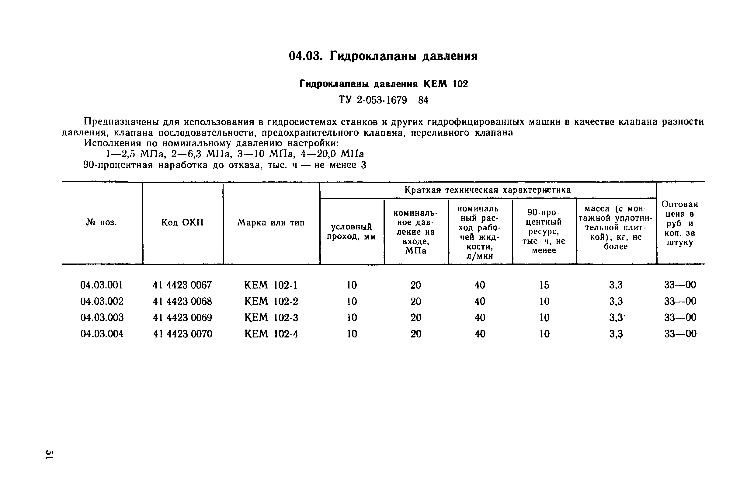 Прейскурант 18-08-38