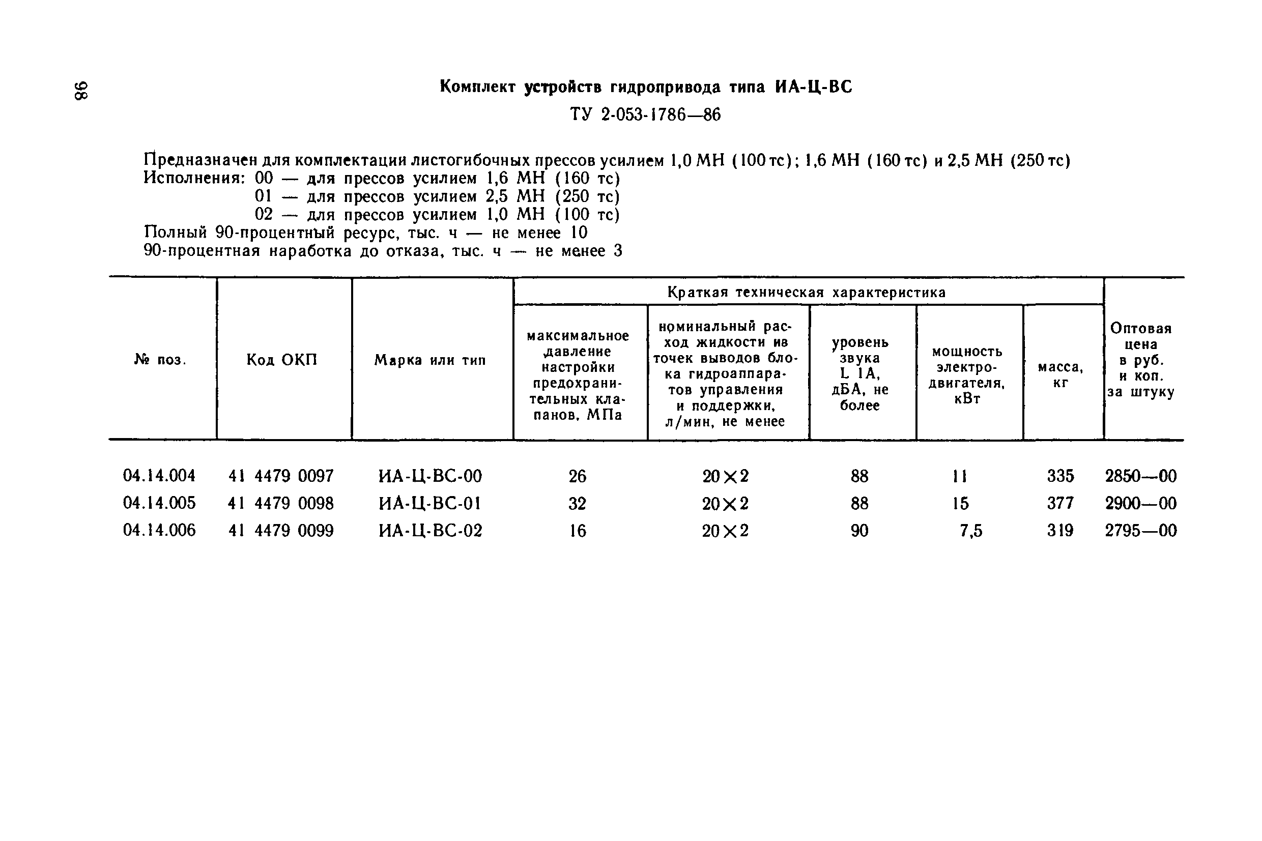 Прейскурант 18-08-38