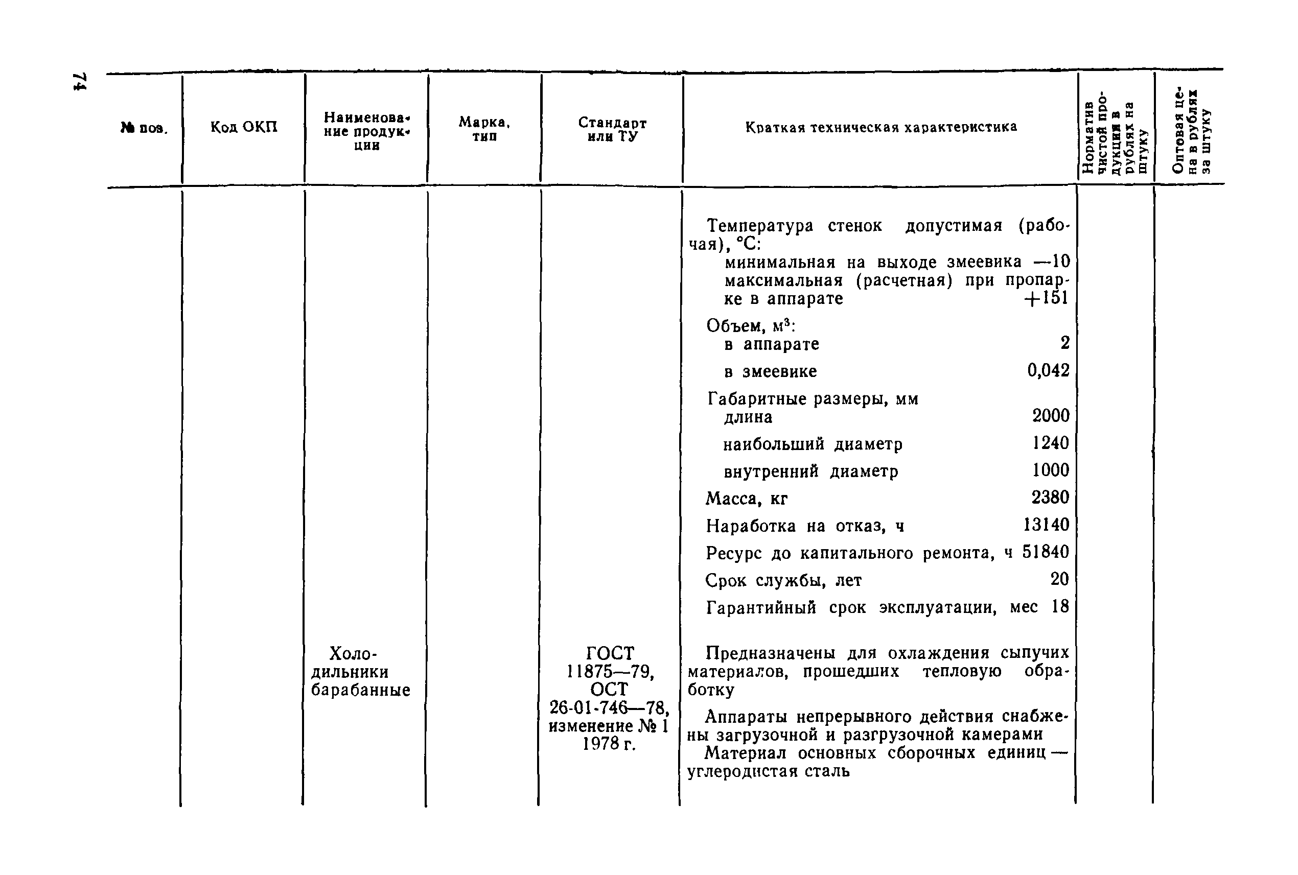 Прейскурант 23-03