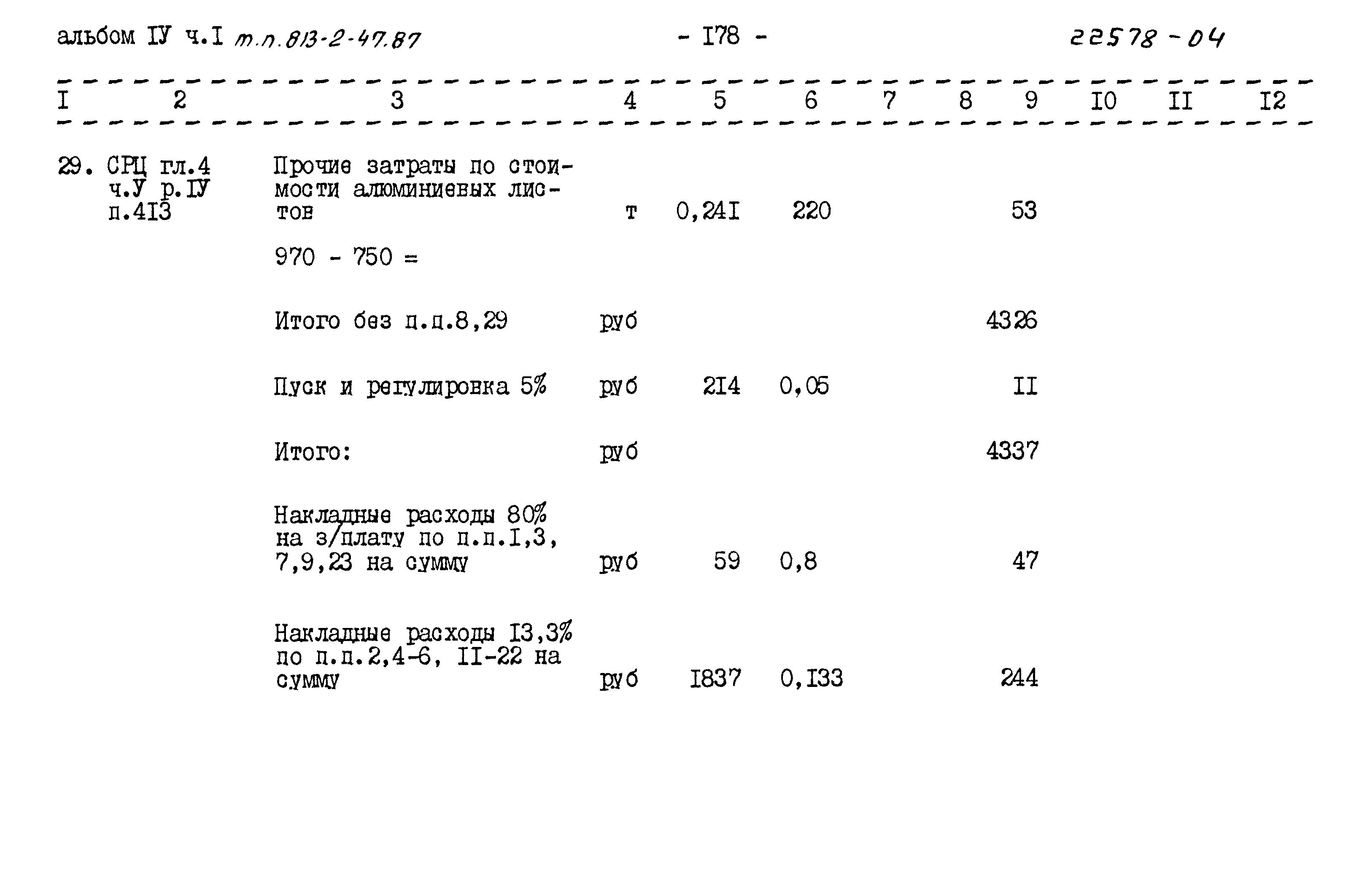 Типовой проект 813-2-47.87