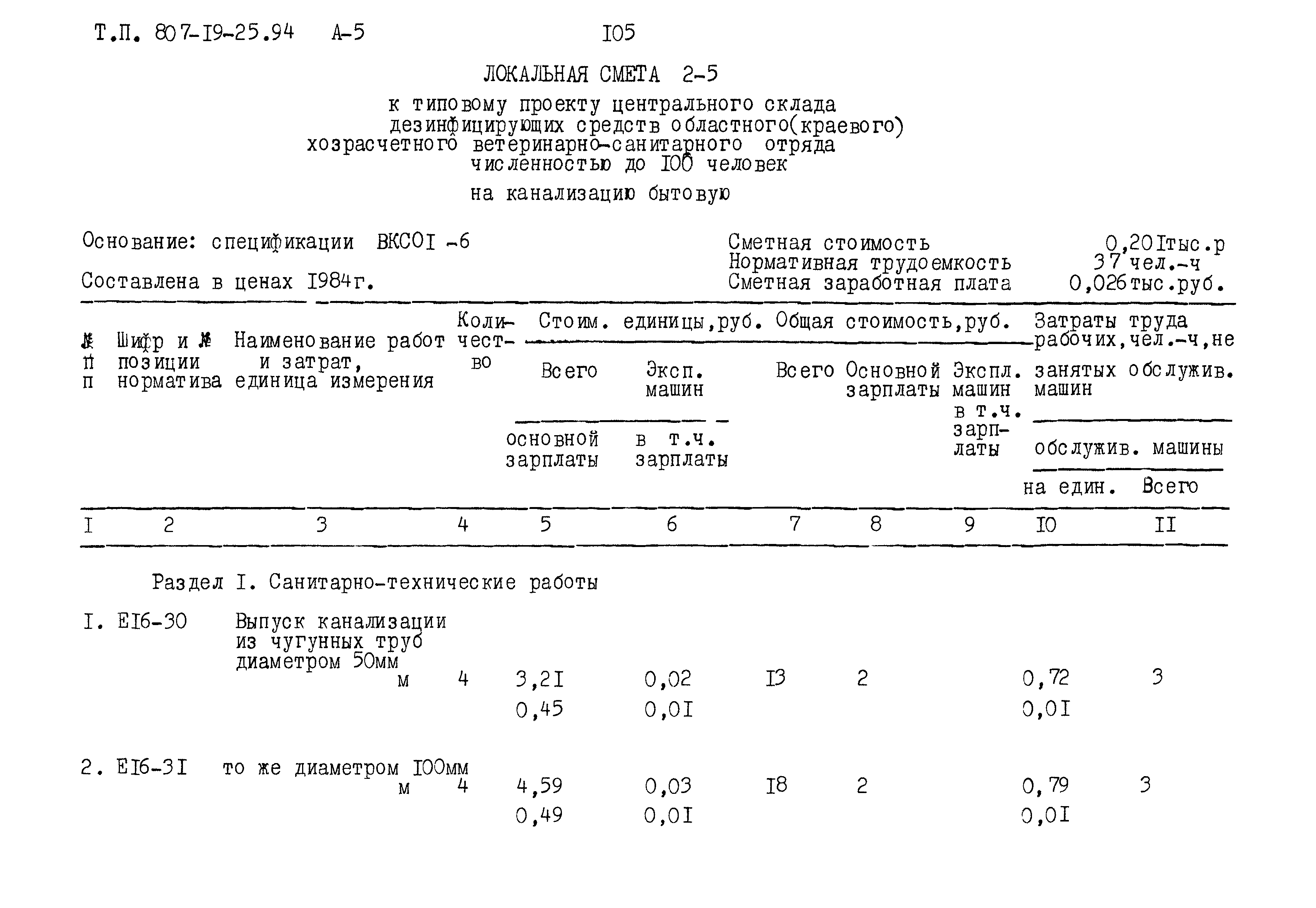 Типовой проект 807-19-25.94
