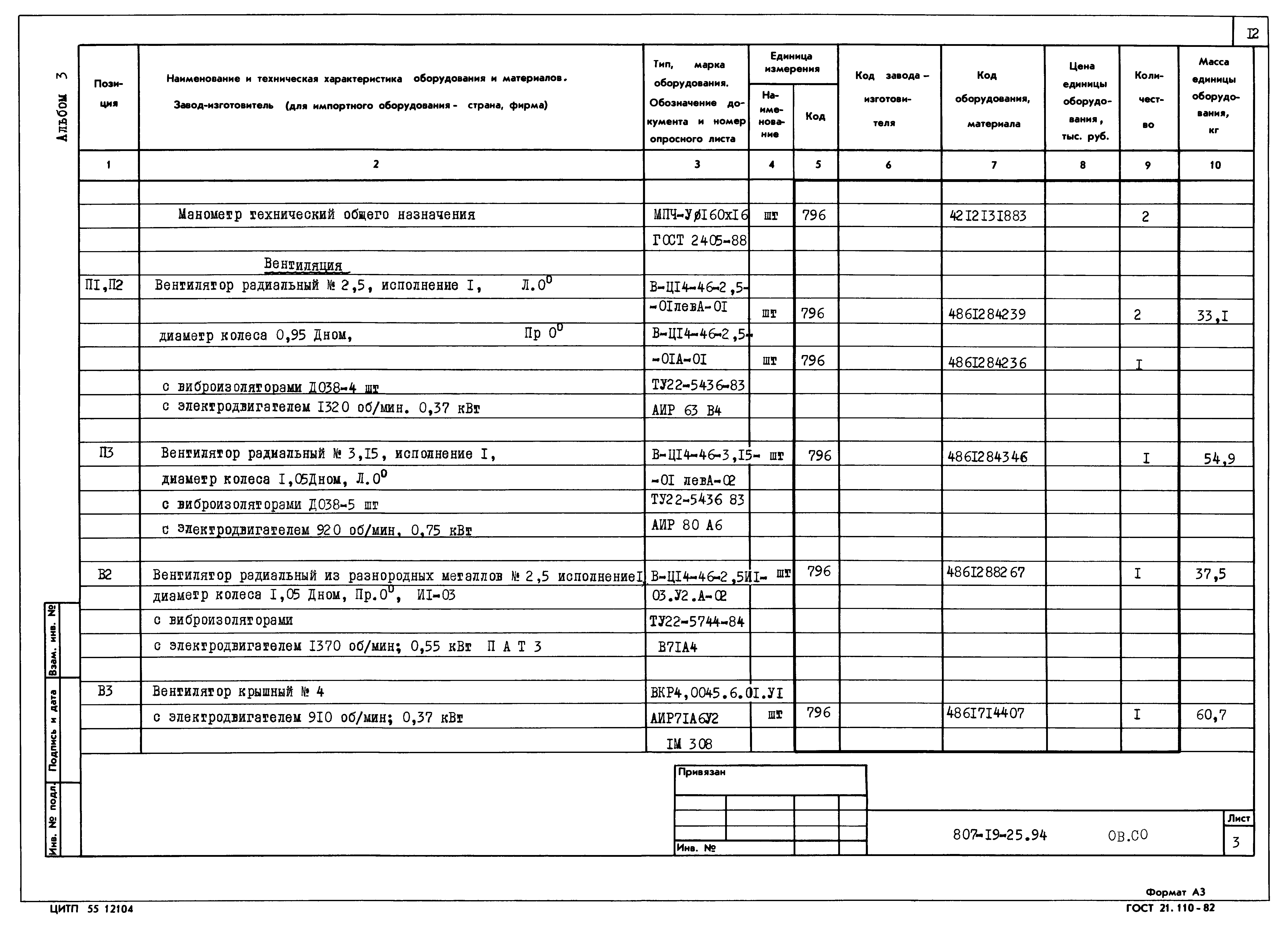 Типовой проект 807-19-25.94