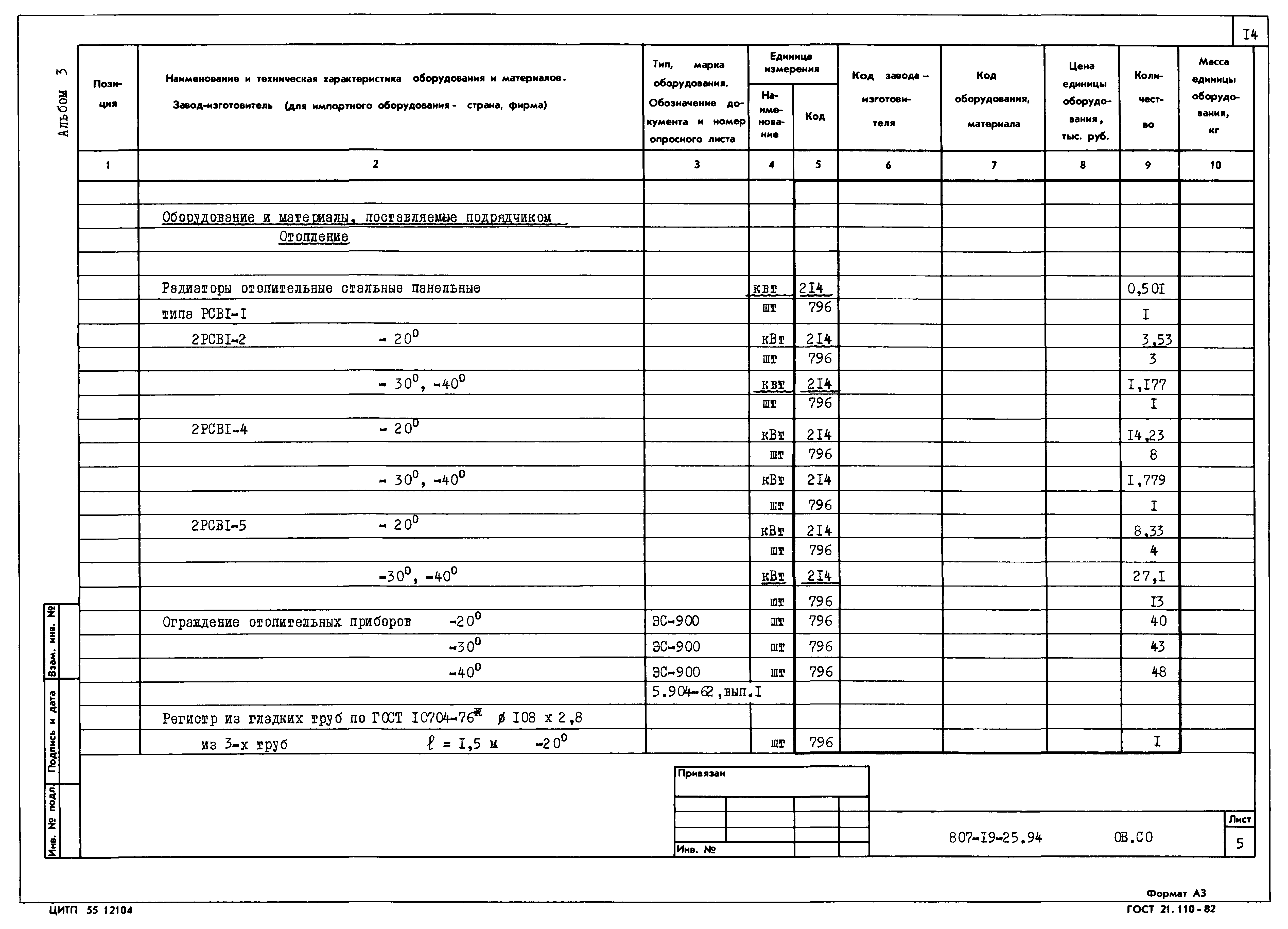 Типовой проект 807-19-25.94