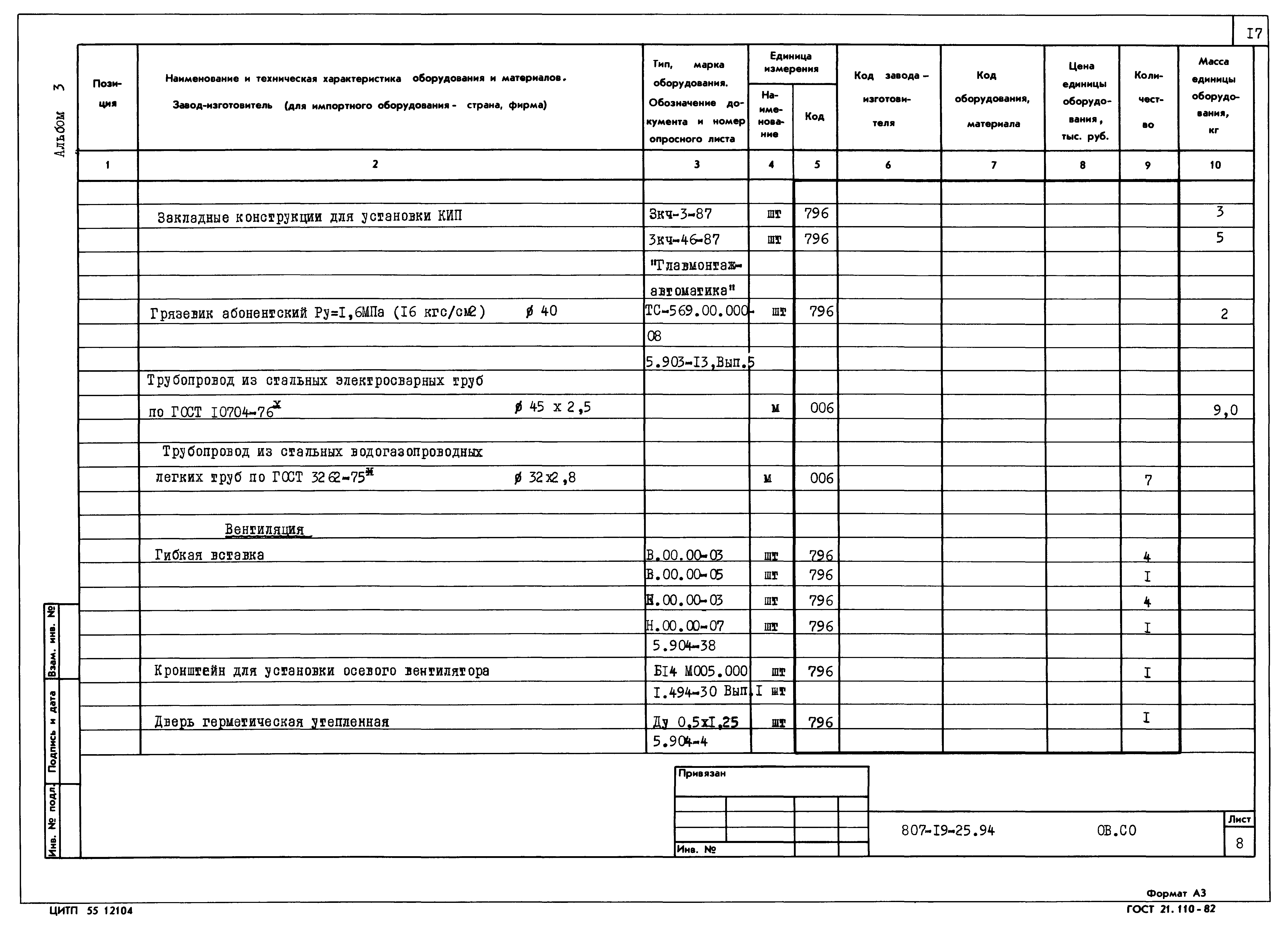 Типовой проект 807-19-25.94