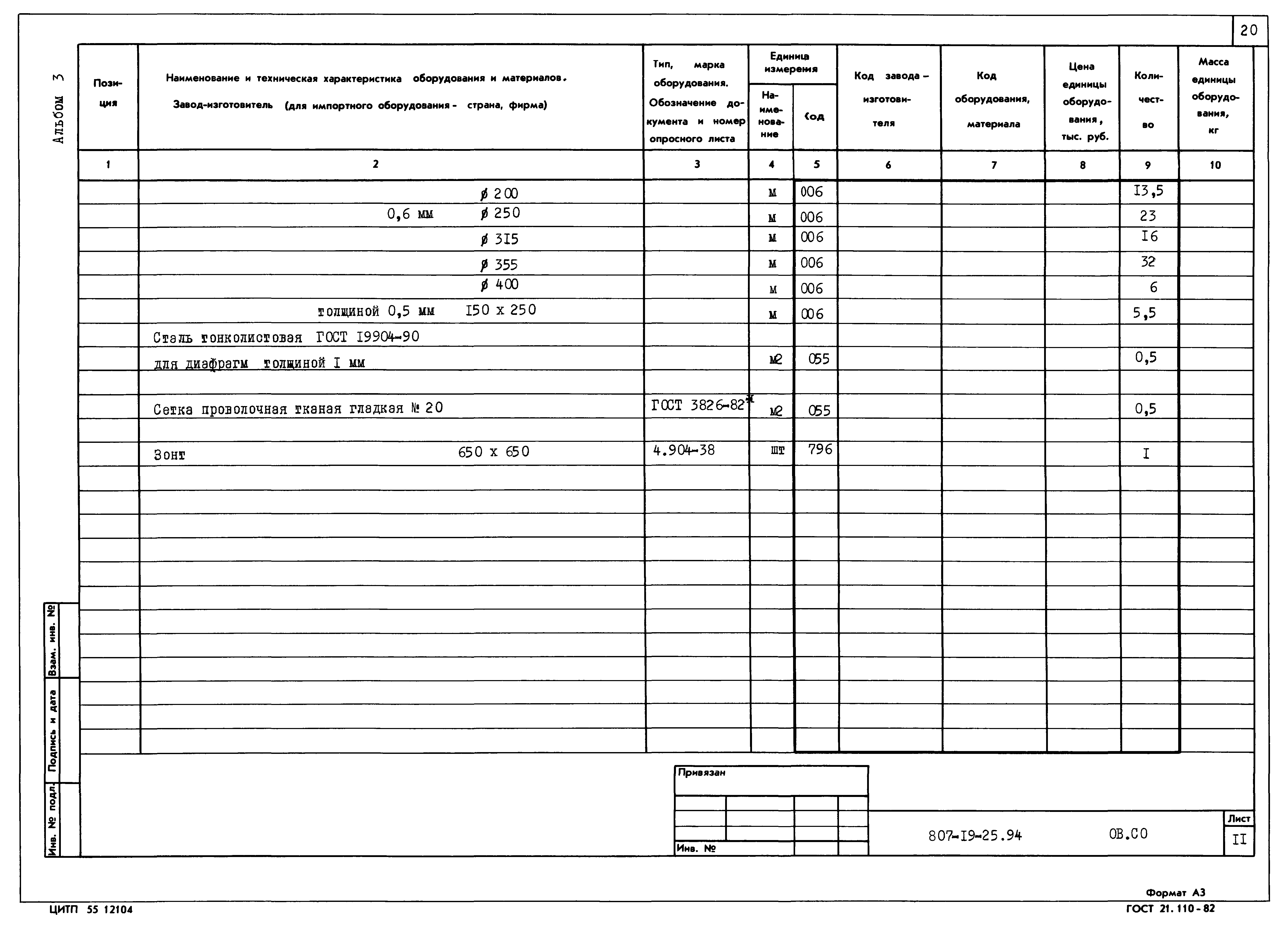 Типовой проект 807-19-25.94