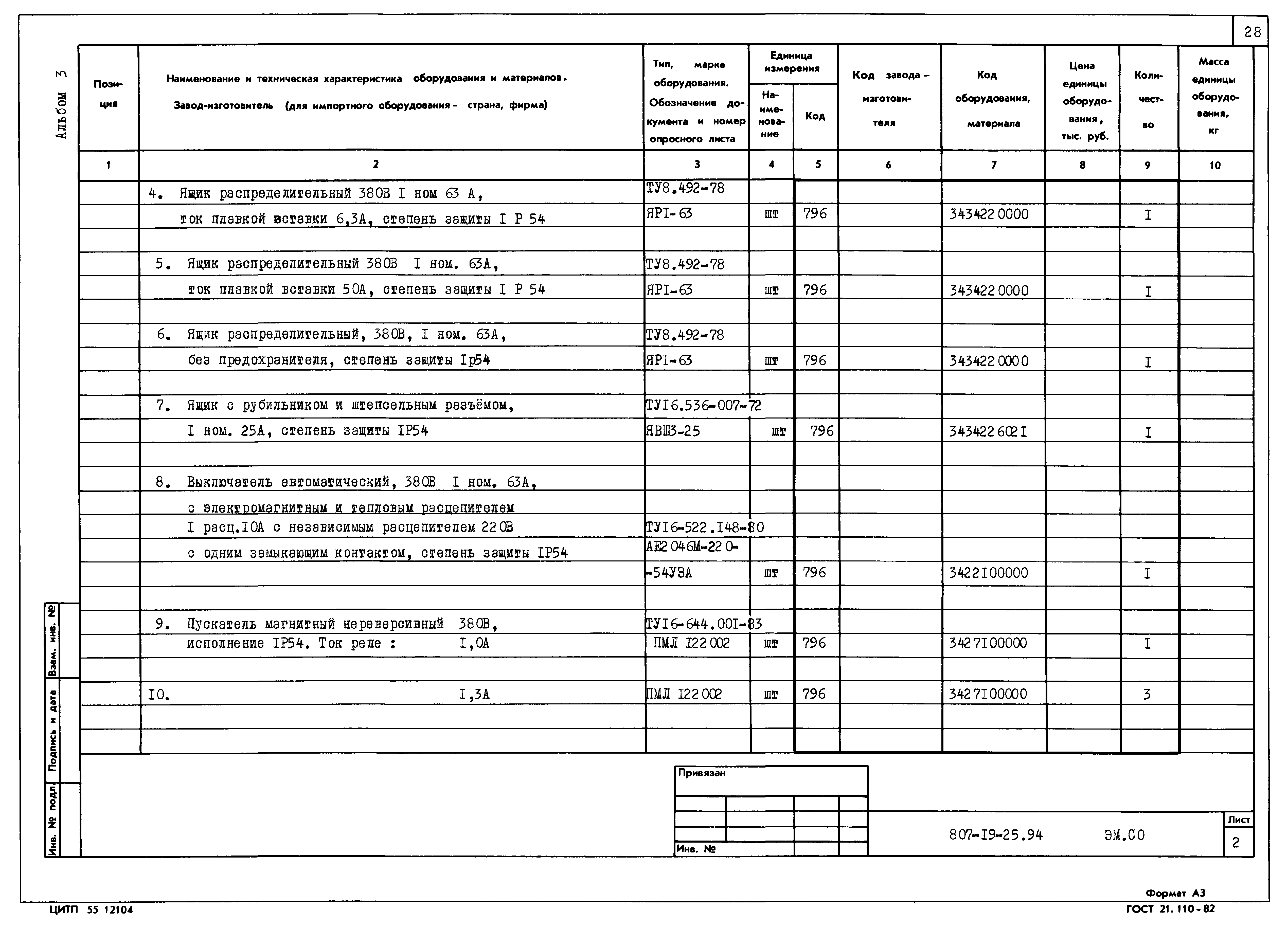 Типовой проект 807-19-25.94