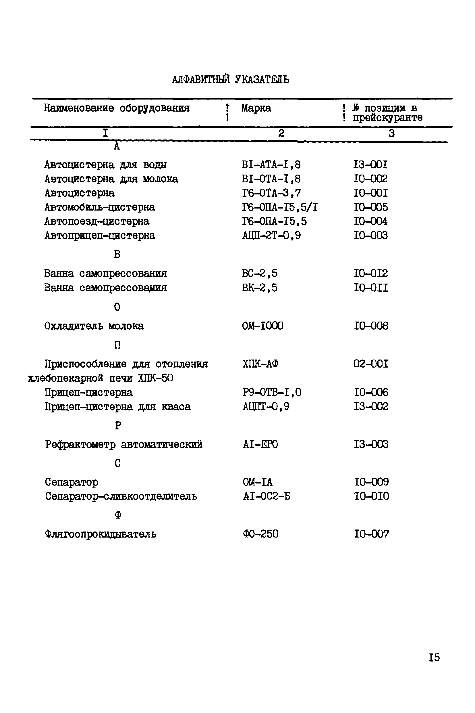 Прейскурант 24-03-81