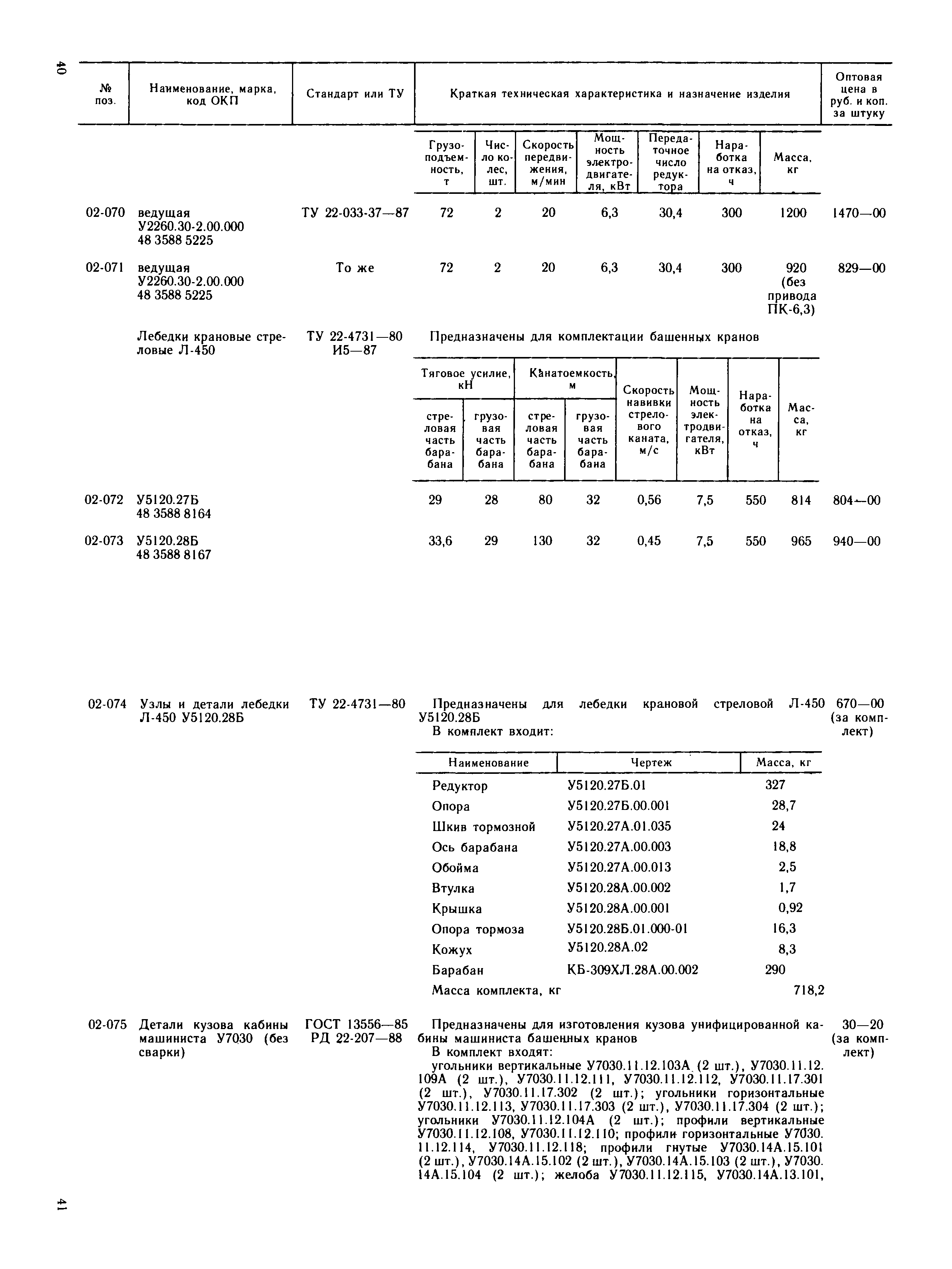 Прейскурант 24-18-49