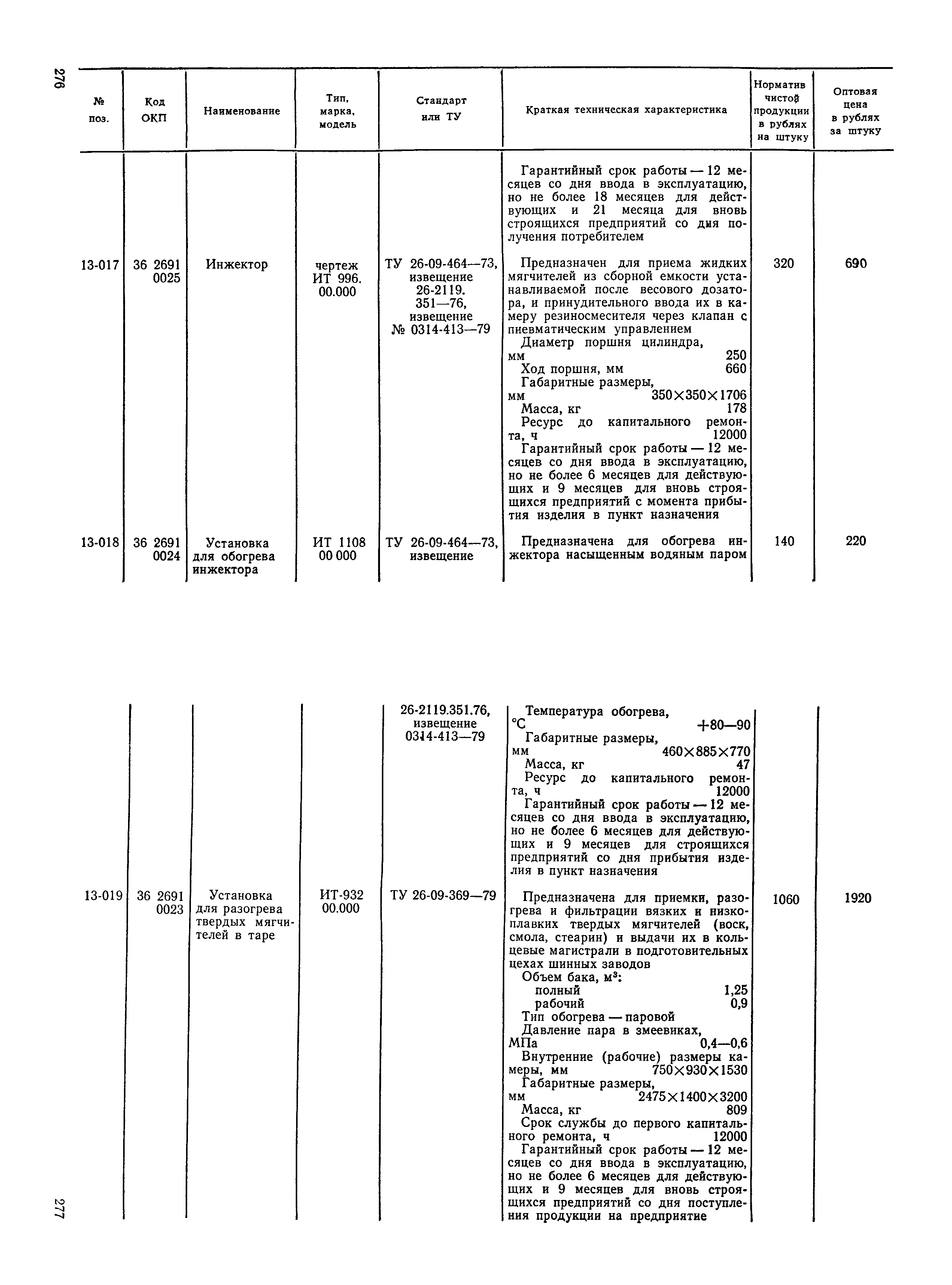 Прейскурант 23-12