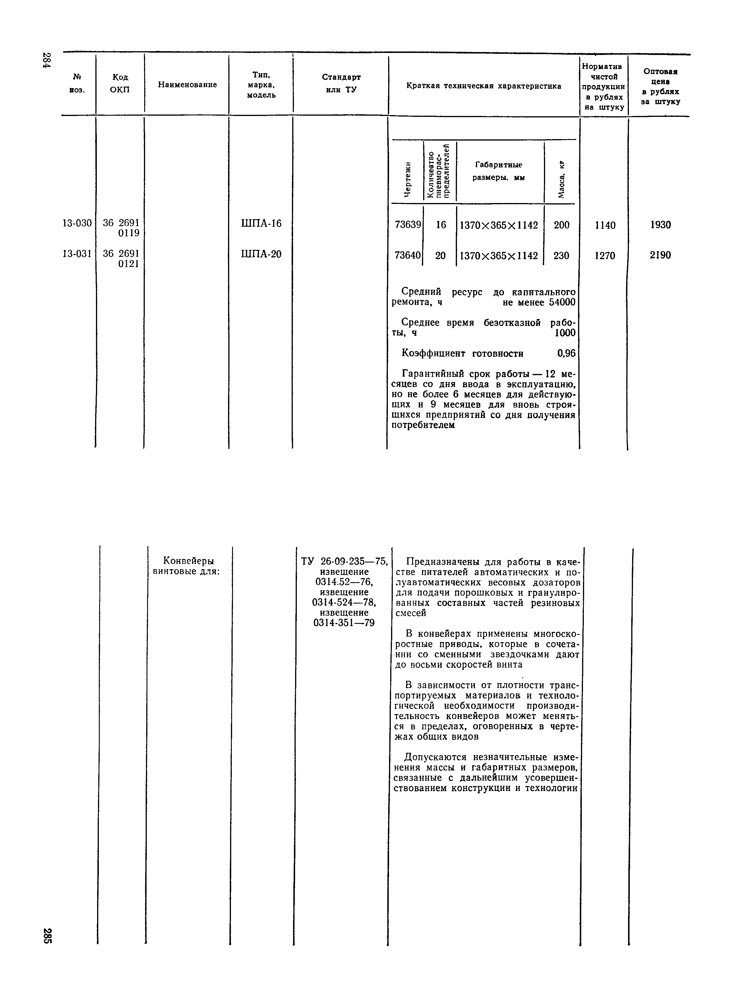 Прейскурант 23-12