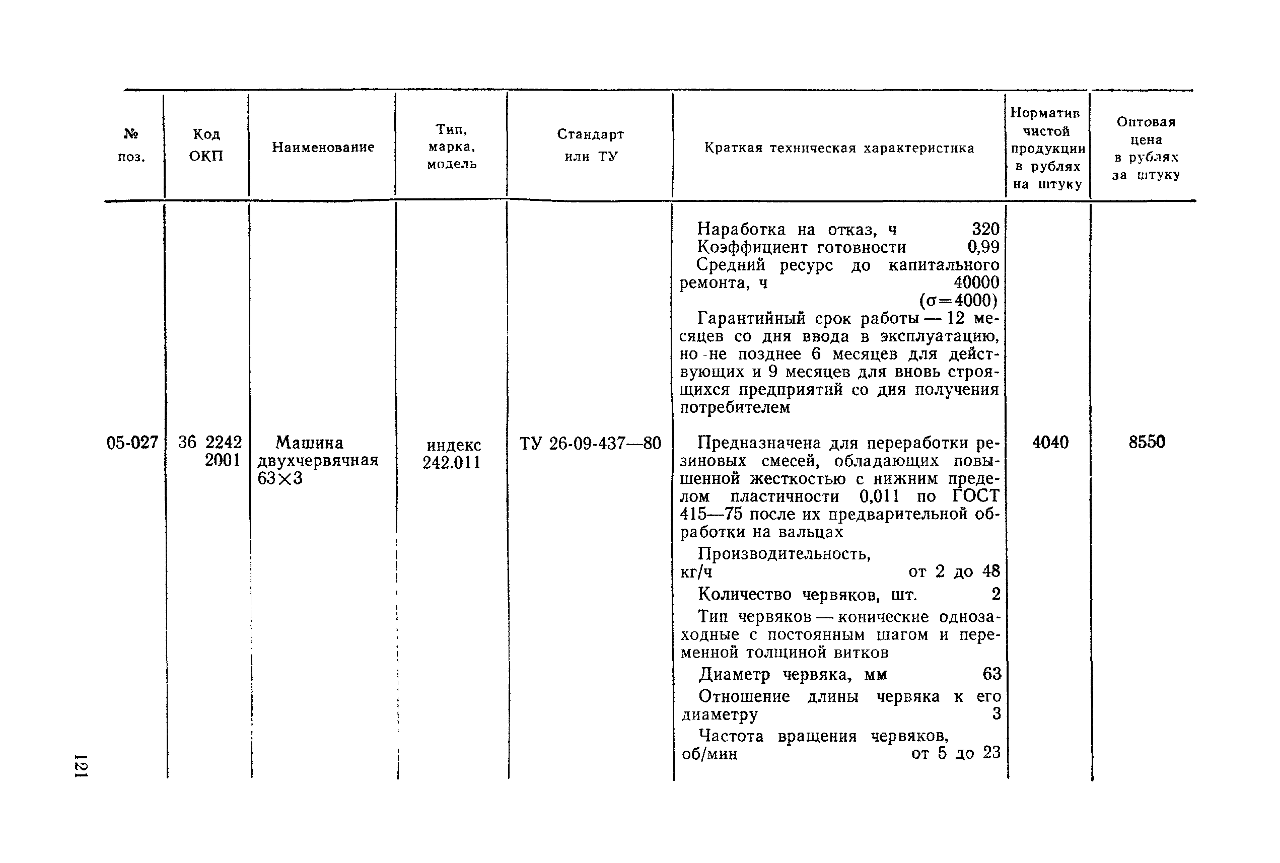 Прейскурант 23-12