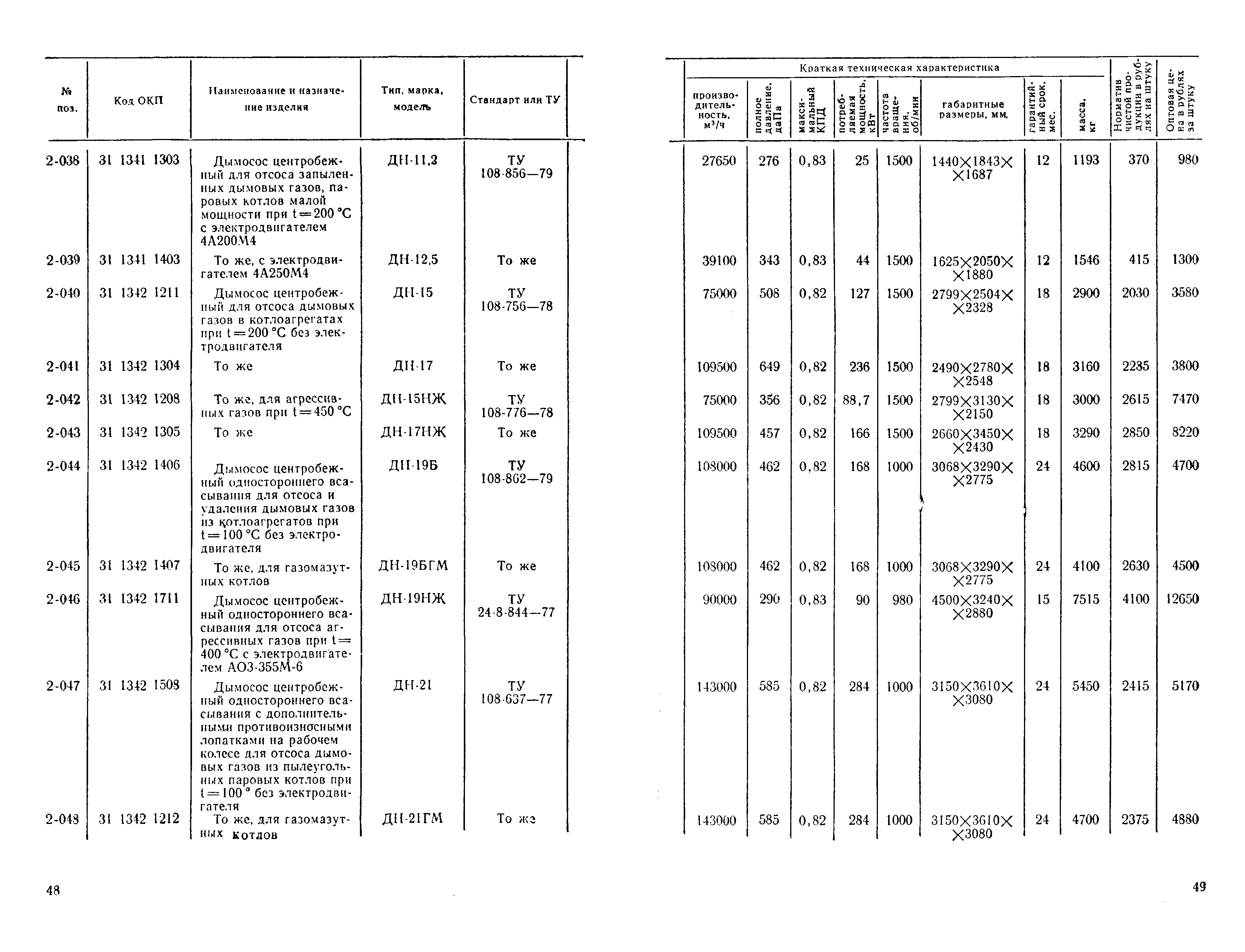 Прейскурант 23-08