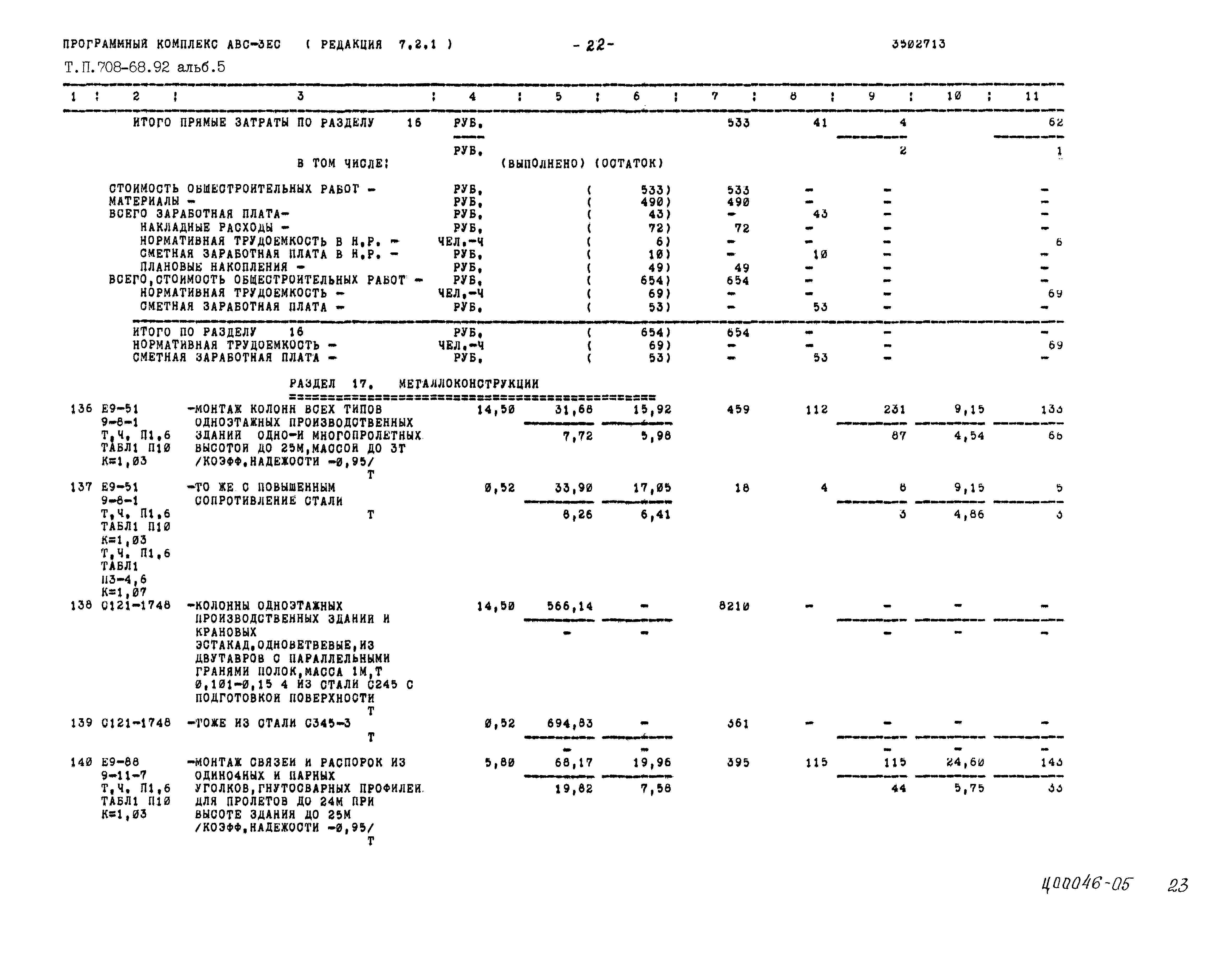 Типовой проект 708-68.92