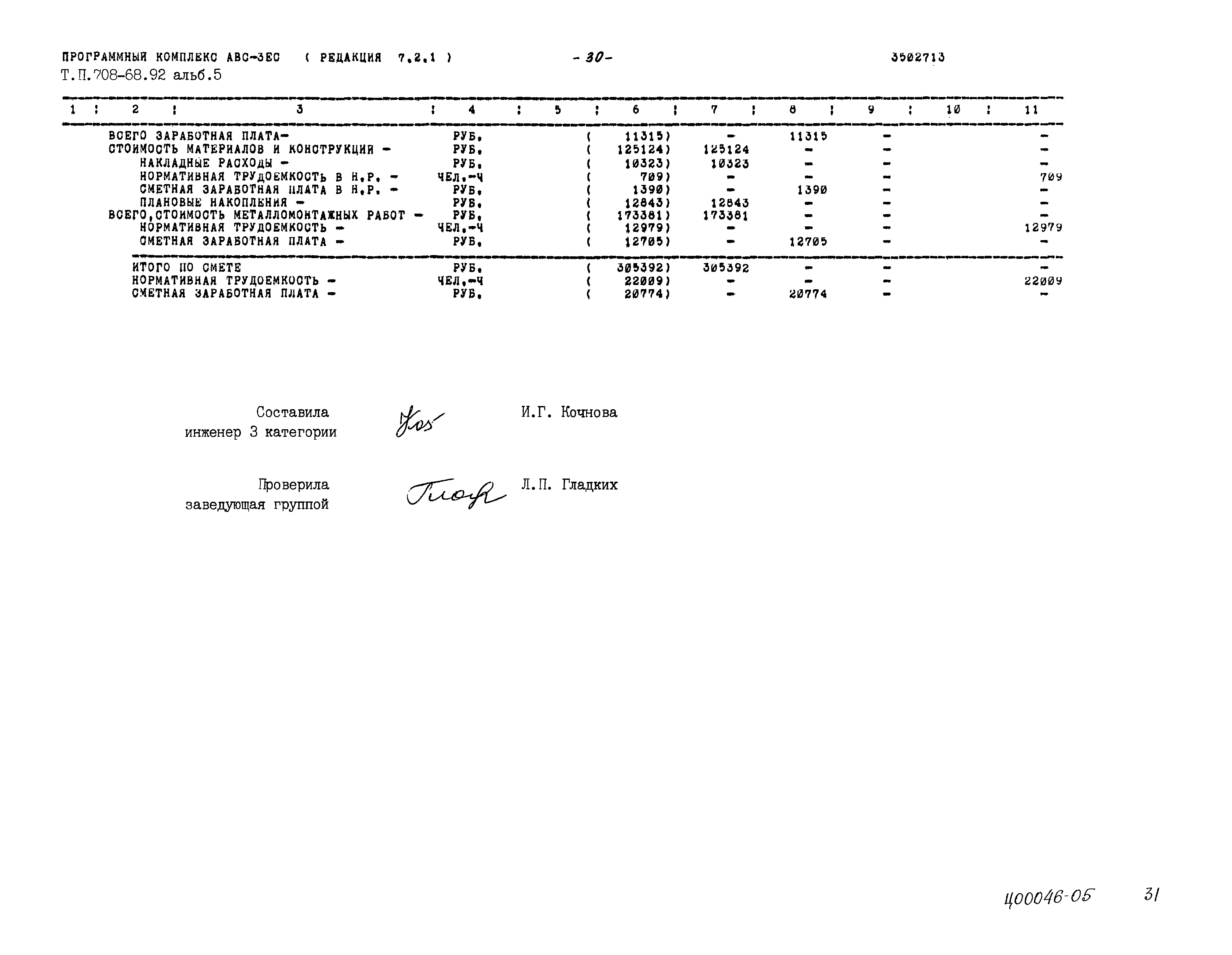 Типовой проект 708-68.92