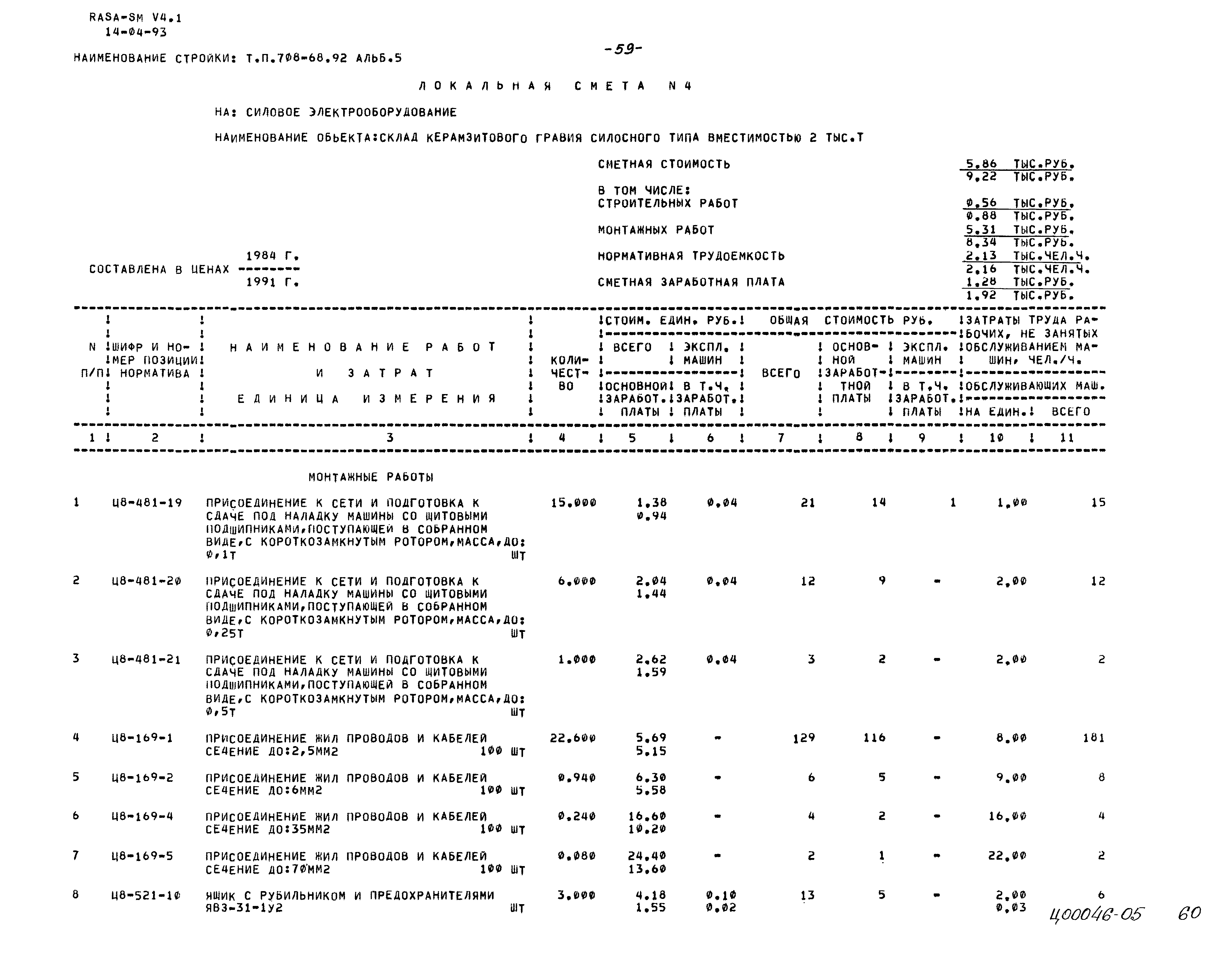 Типовой проект 708-68.92