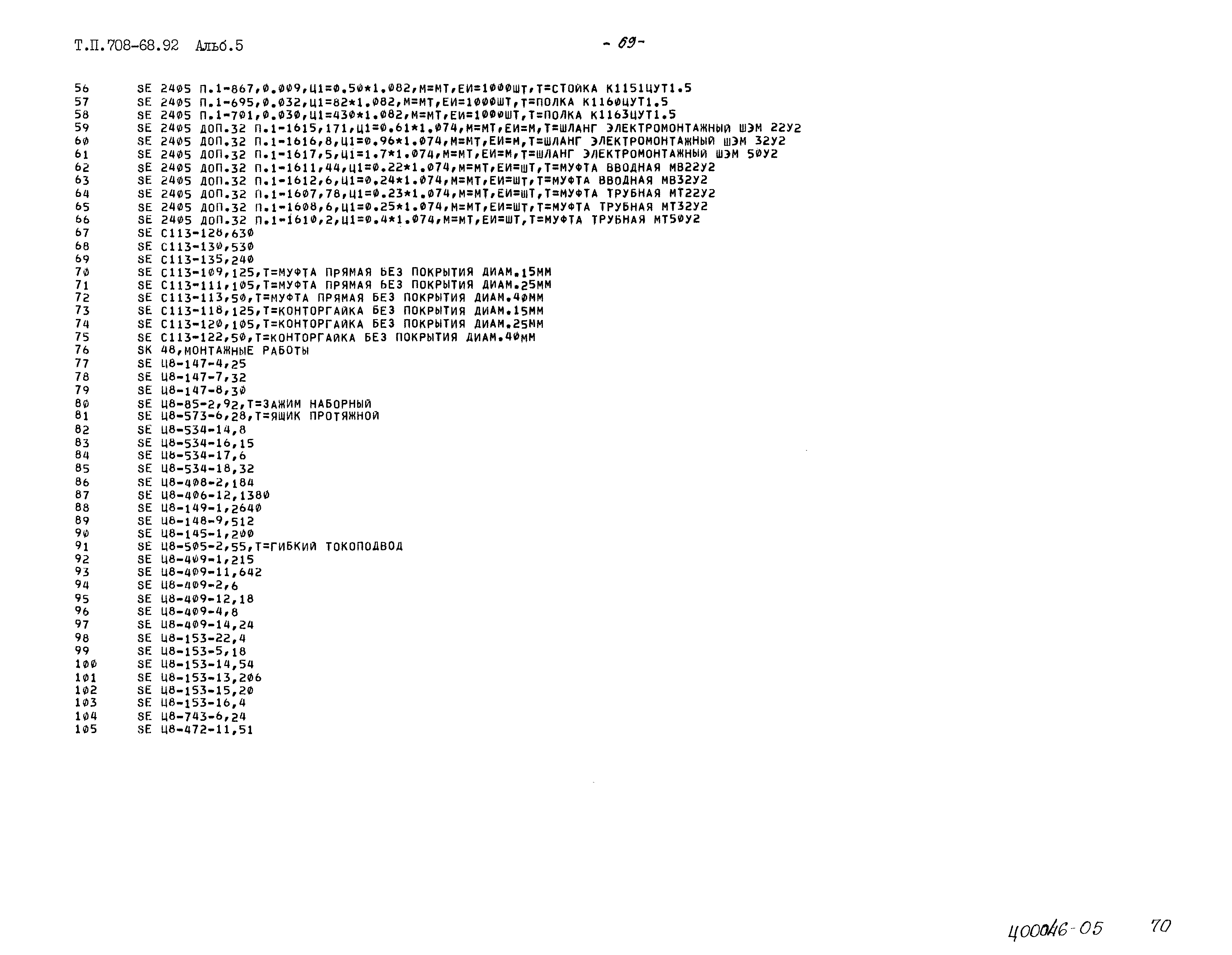 Типовой проект 708-68.92