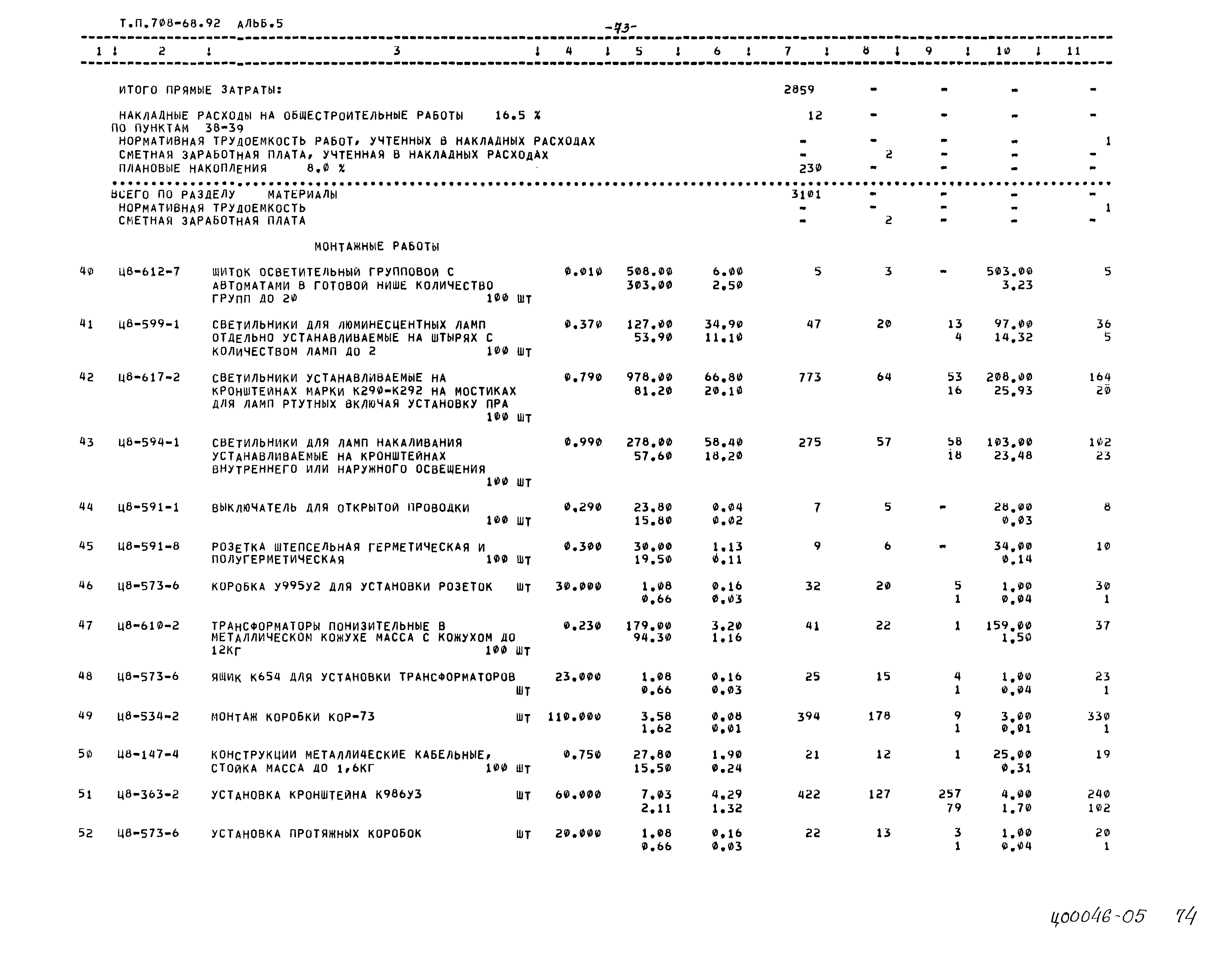 Типовой проект 708-68.92