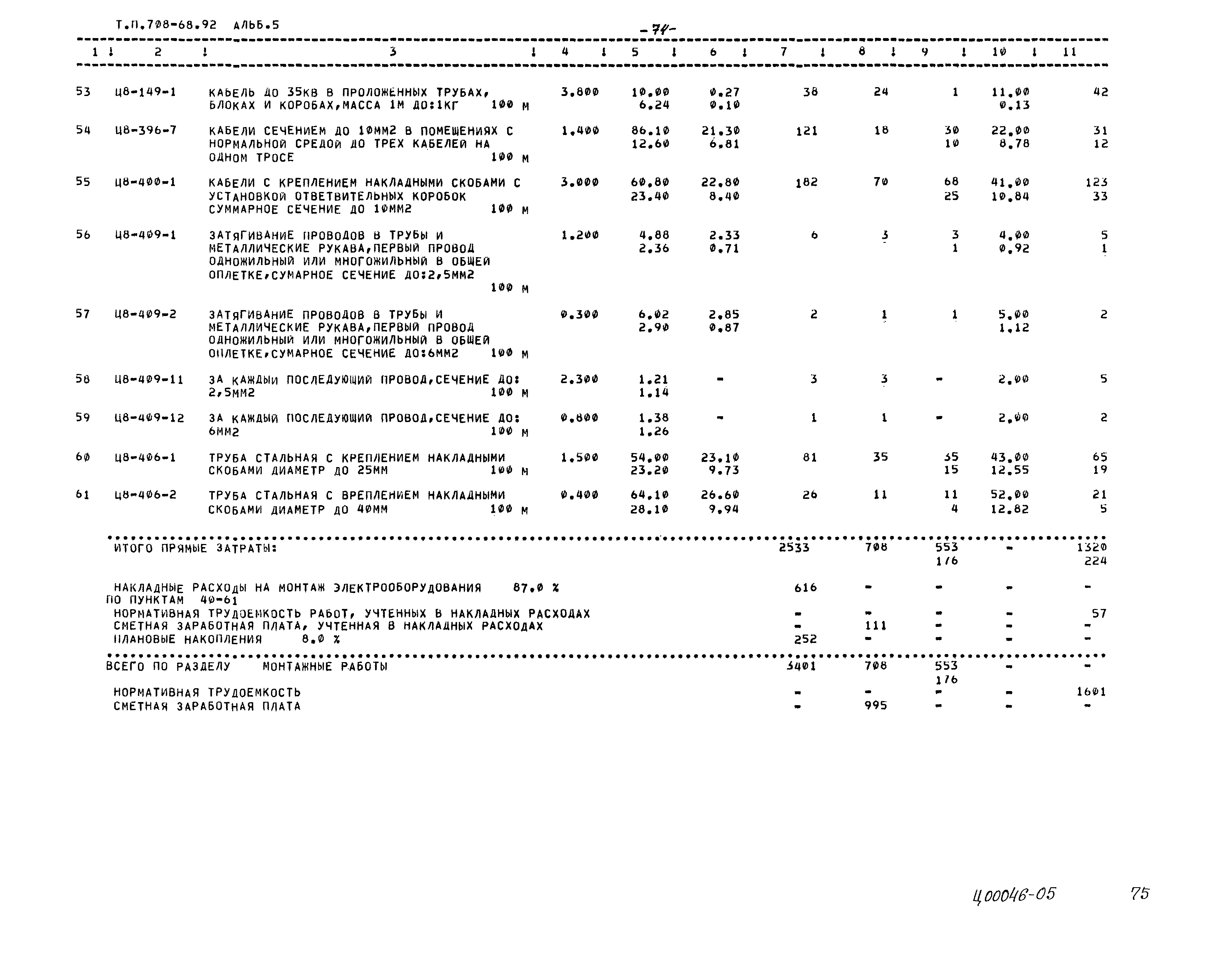 Типовой проект 708-68.92