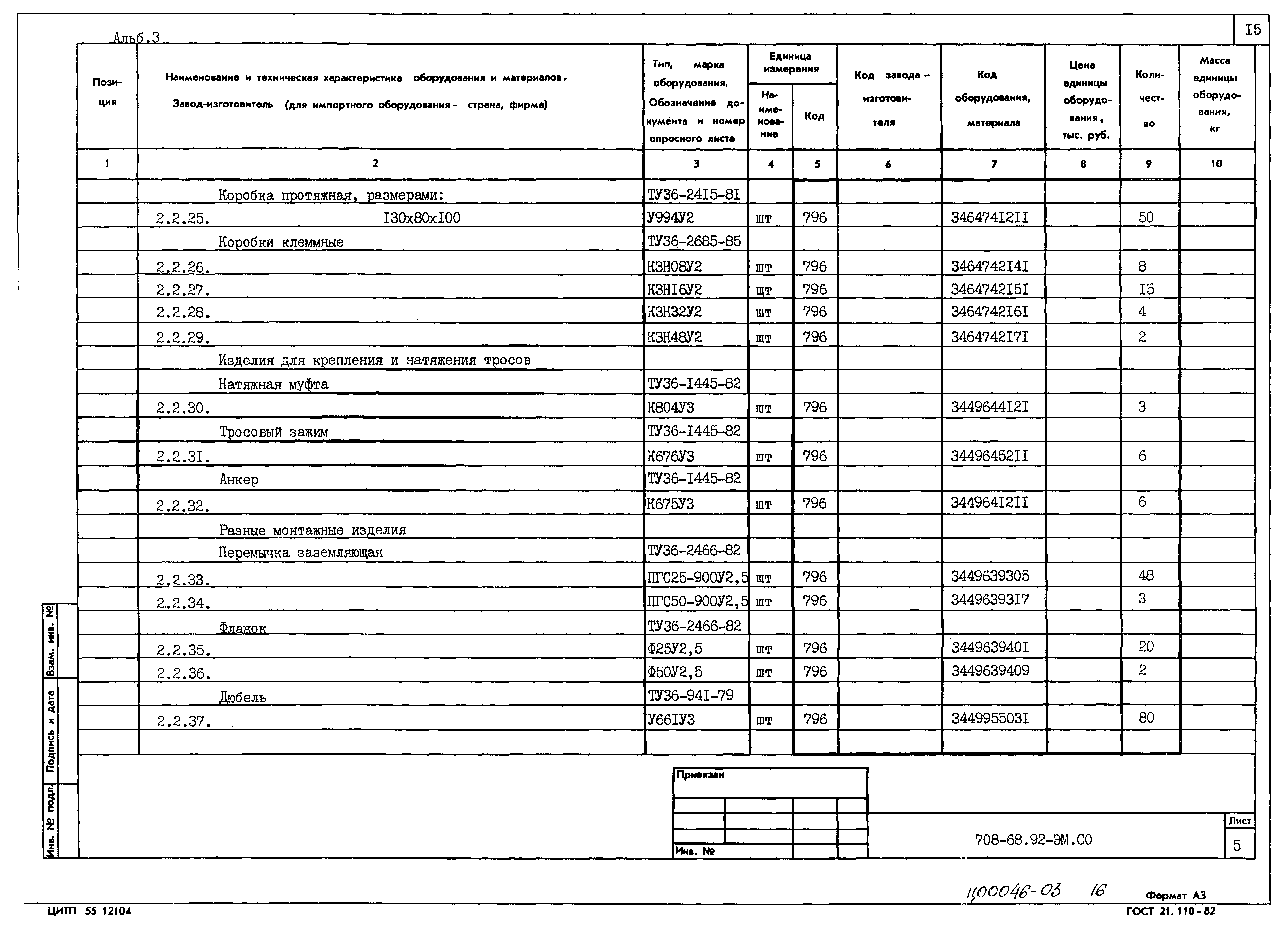 Типовой проект 708-68.92