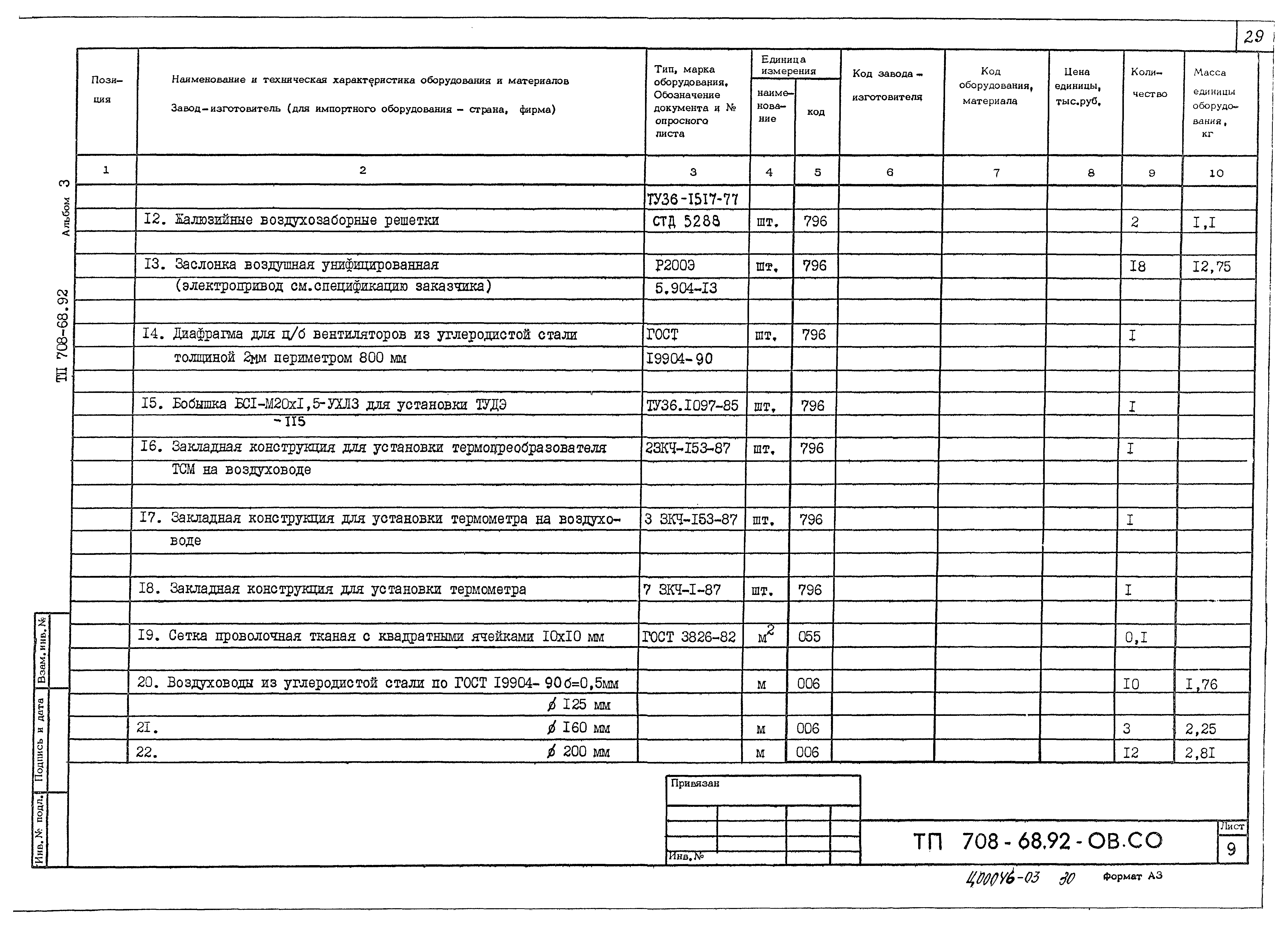 Типовой проект 708-68.92
