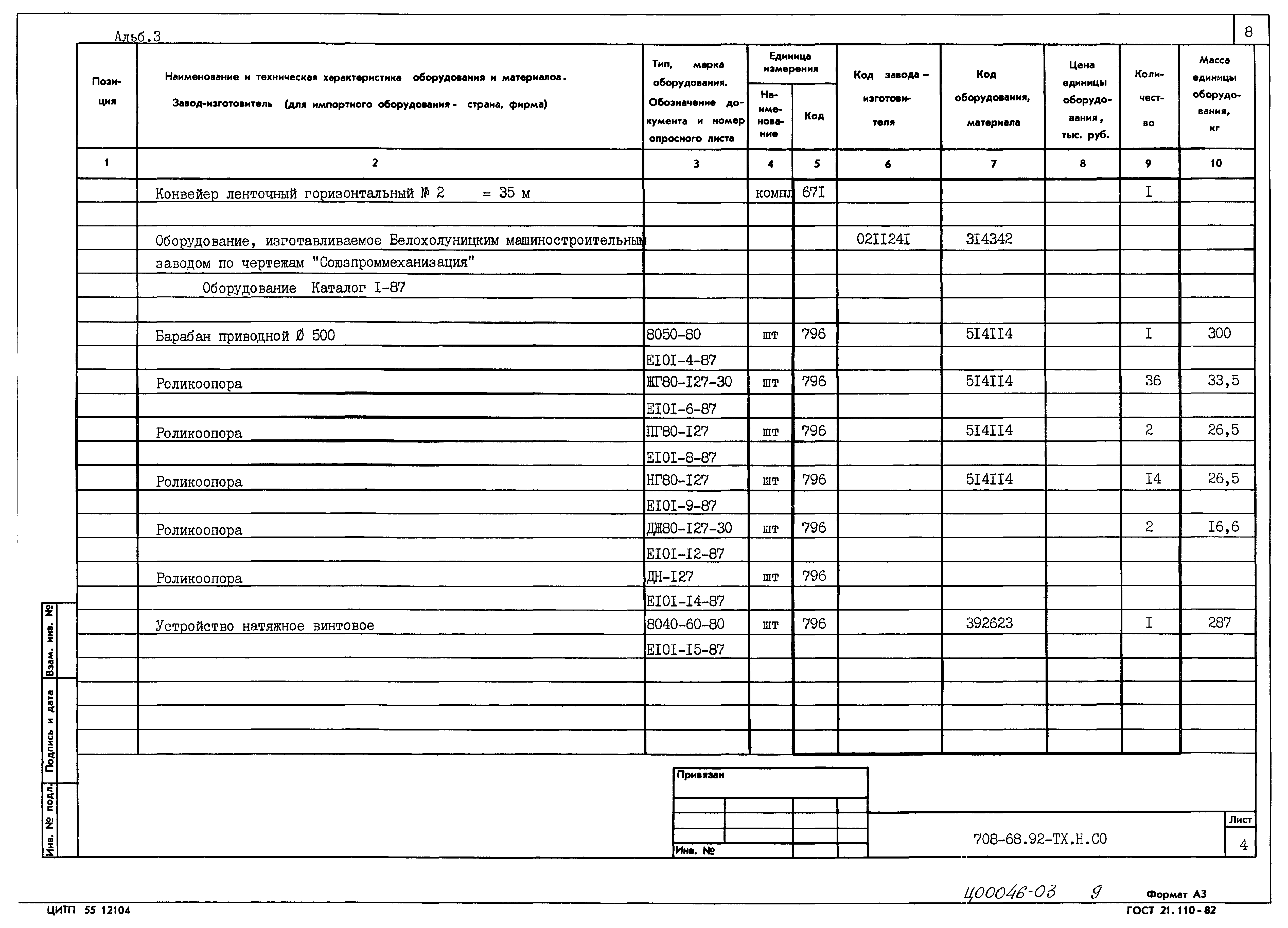 Типовой проект 708-68.92