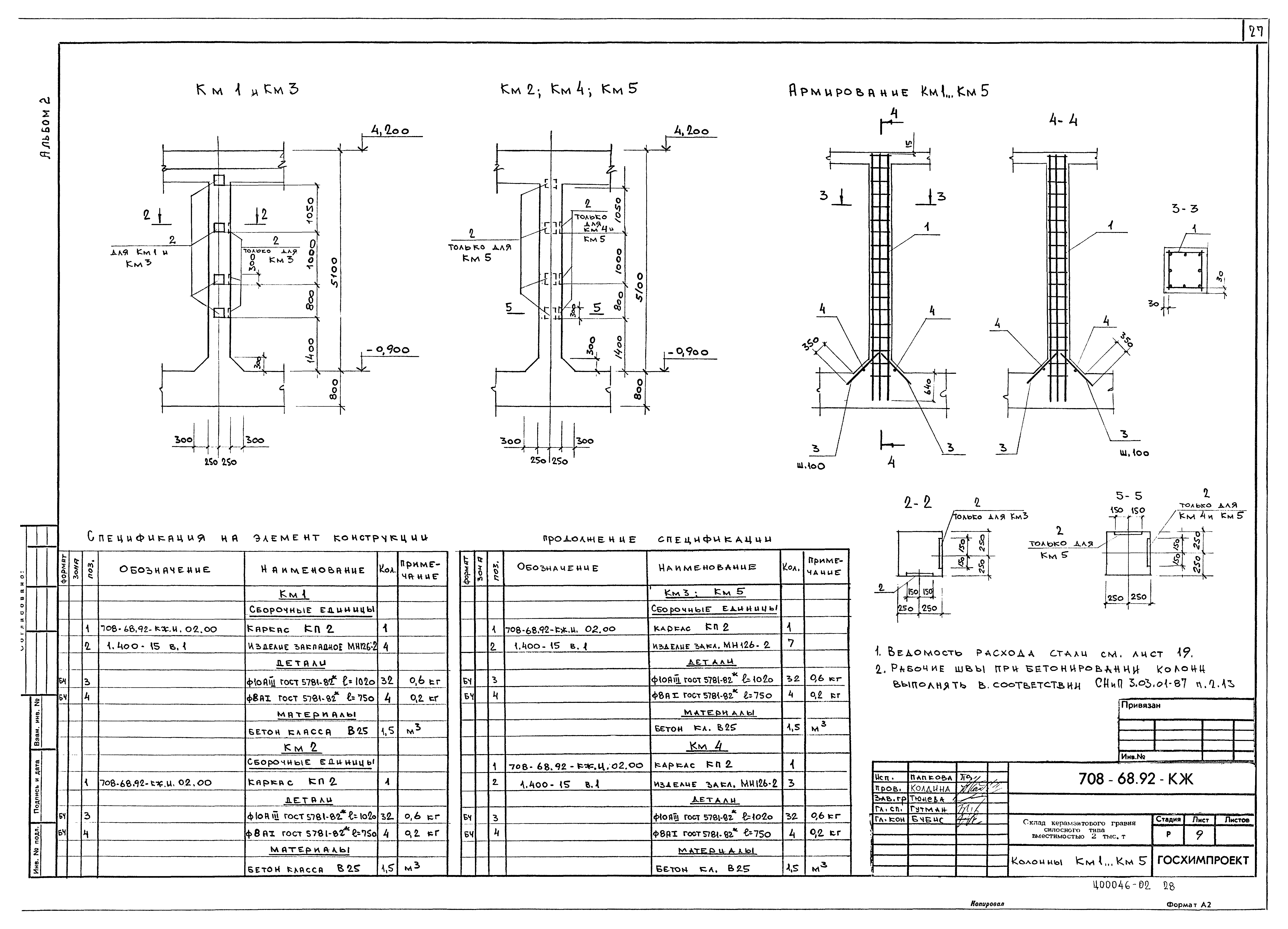 Типовой проект 708-68.92
