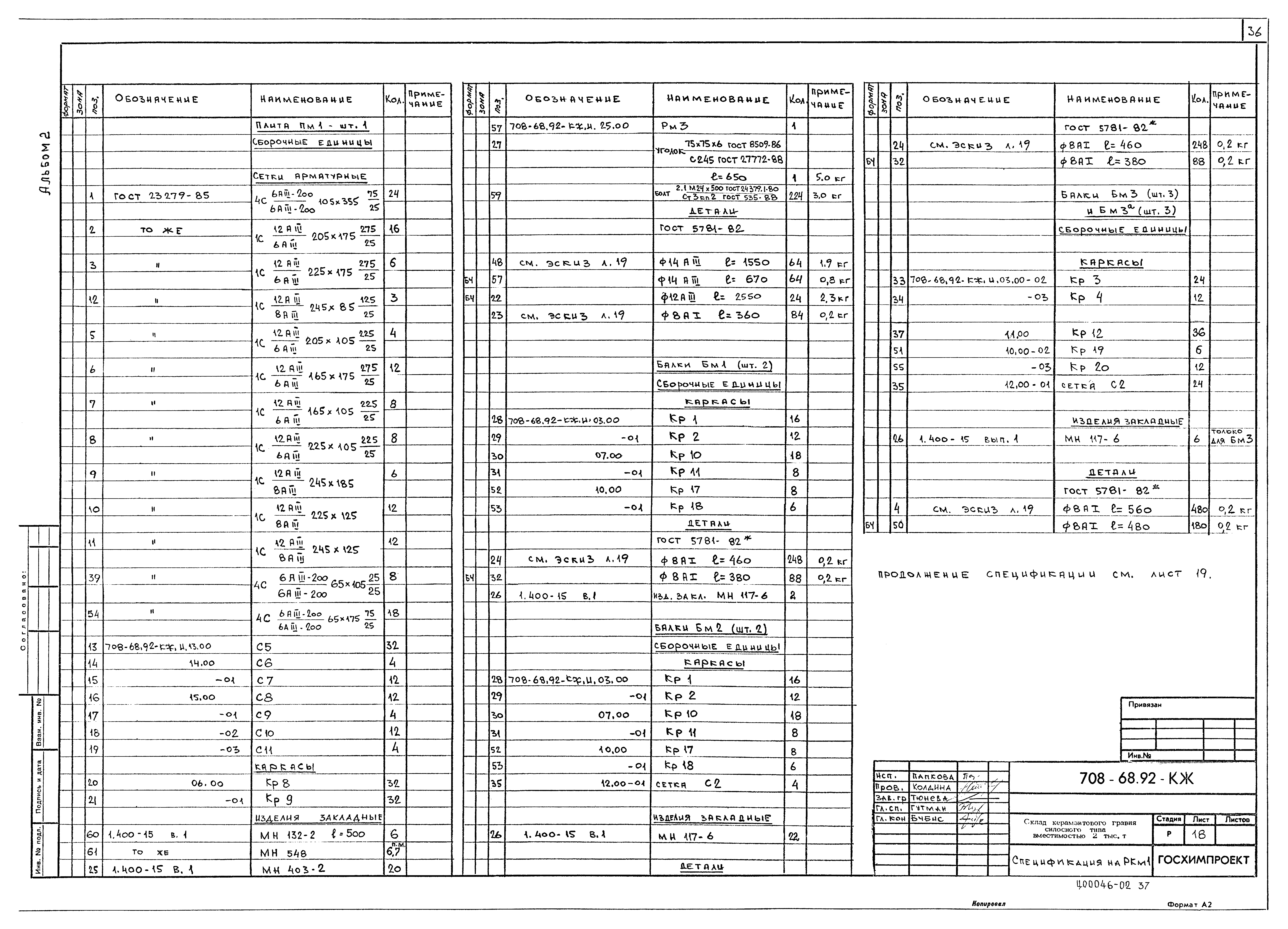 Типовой проект 708-68.92