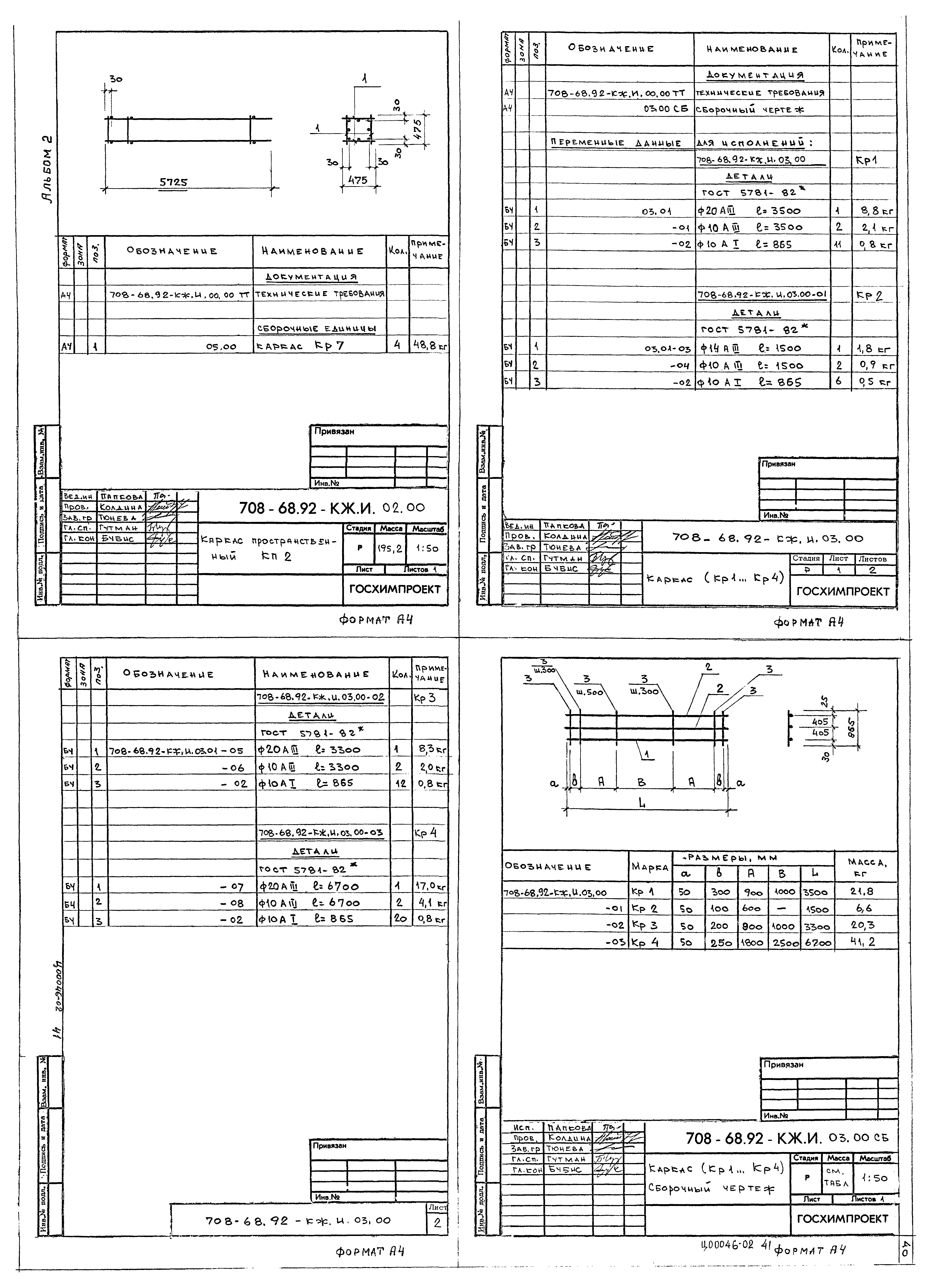 Типовой проект 708-68.92