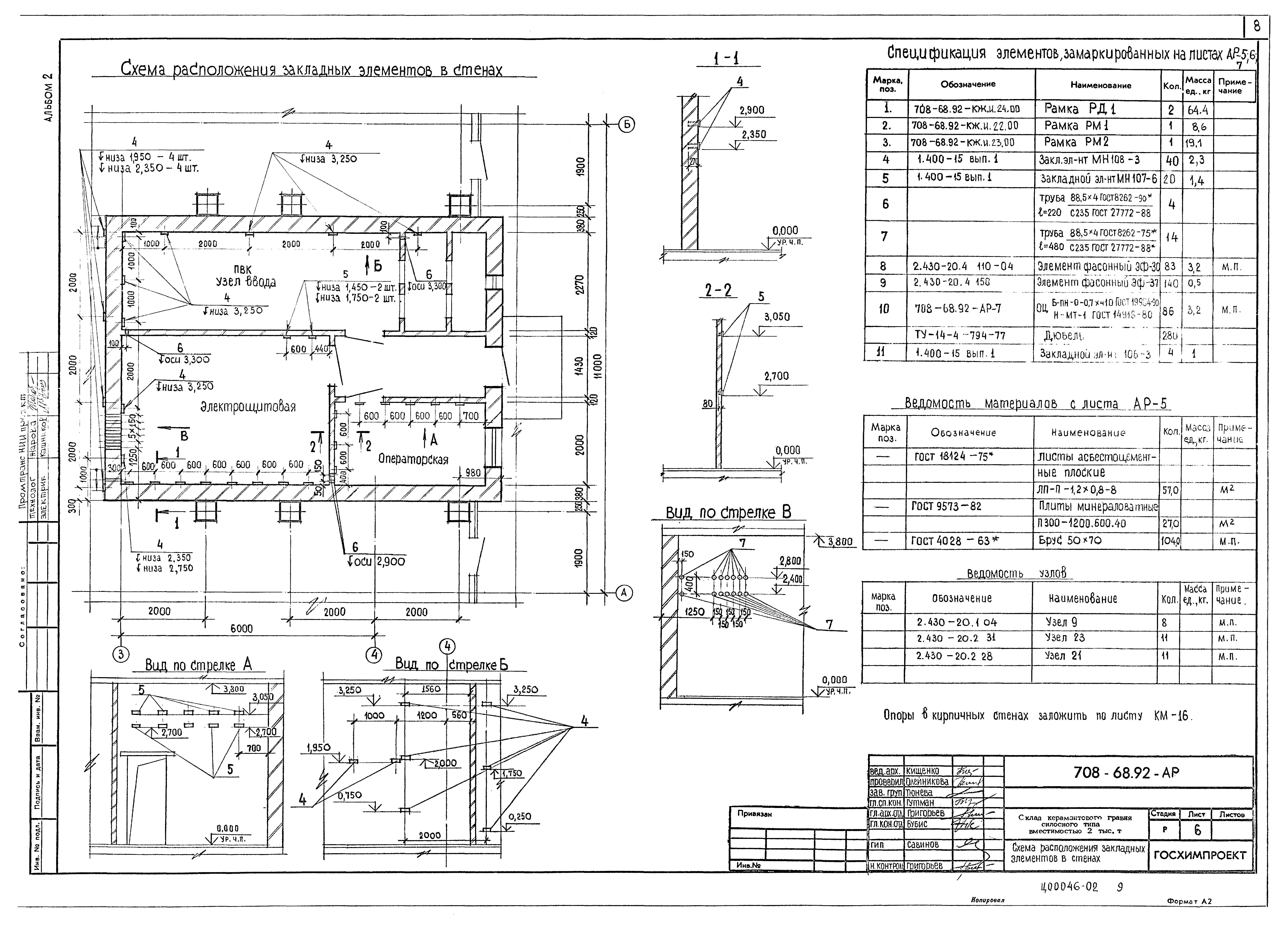 Типовой проект 708-68.92