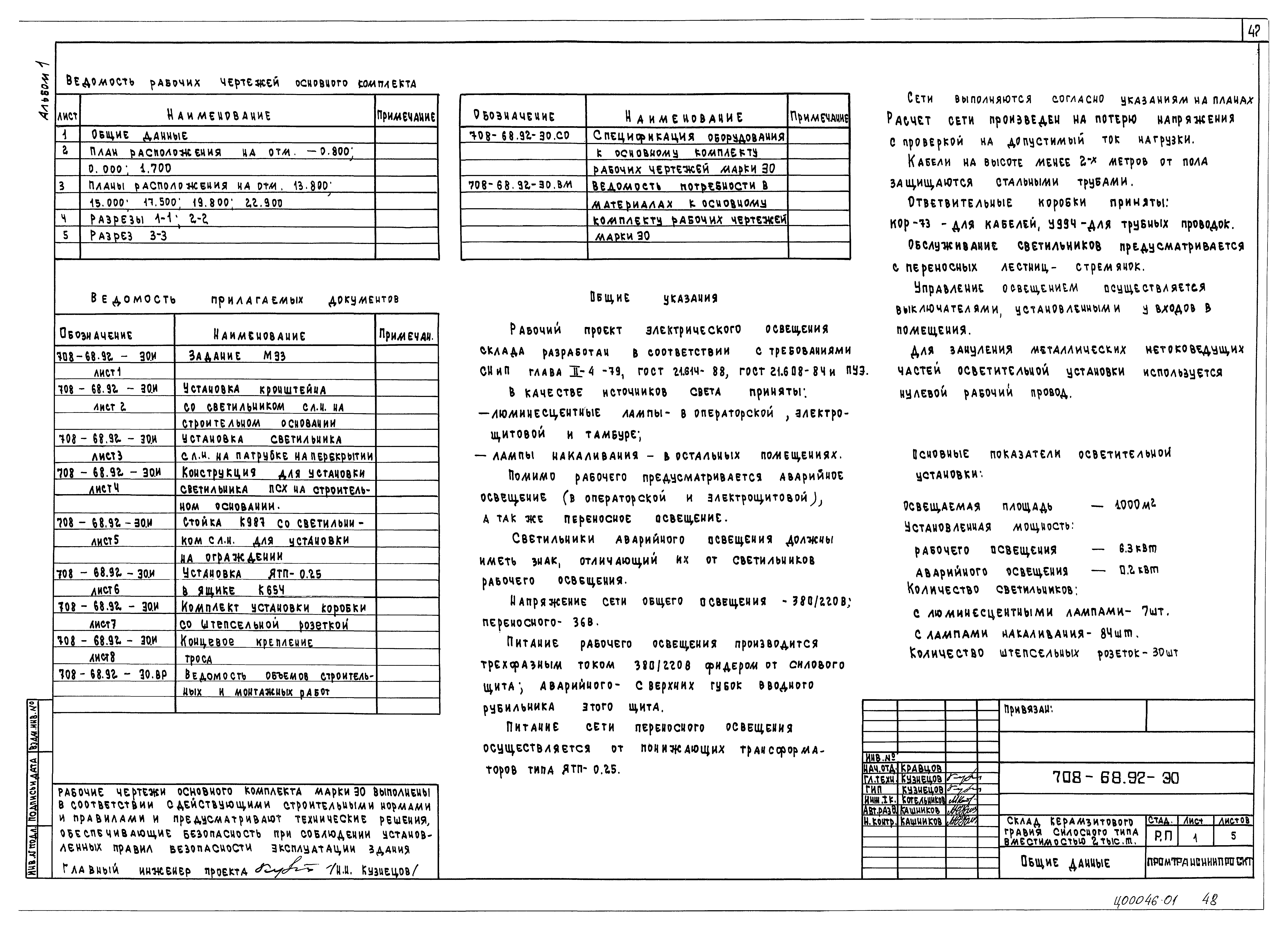 Типовой проект 708-68.92