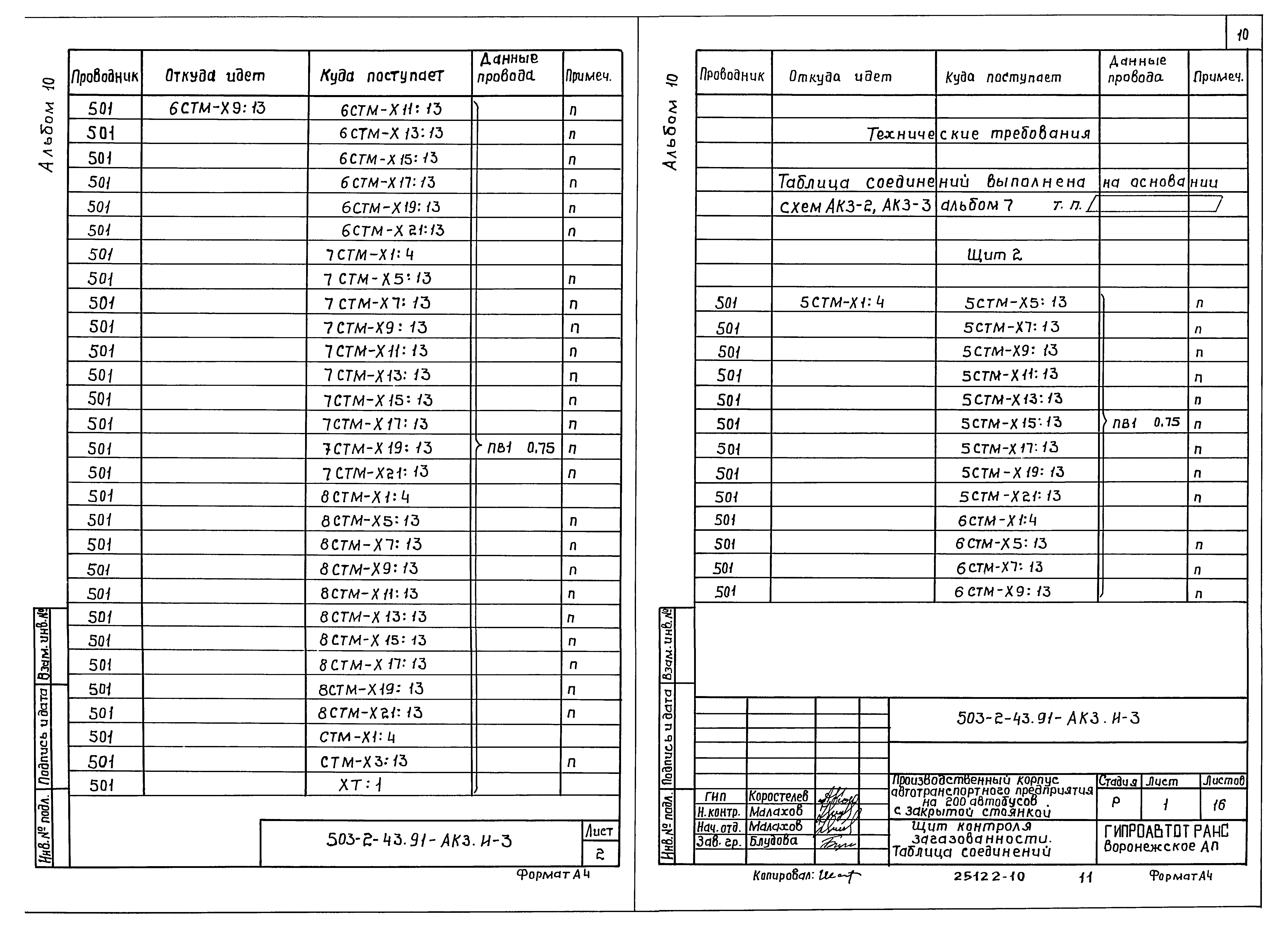 Типовой проект 503-2-43.91