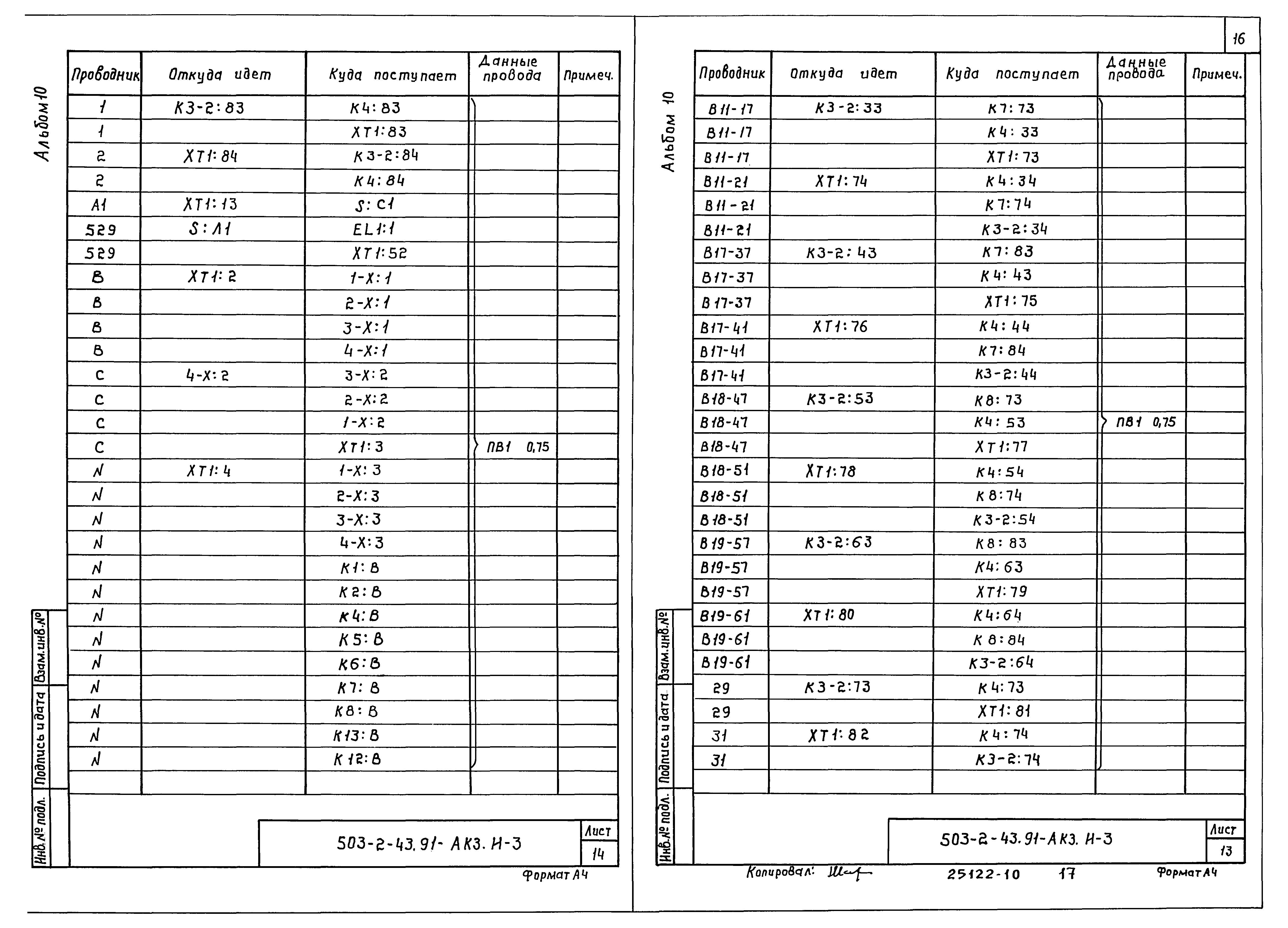 Типовой проект 503-2-43.91